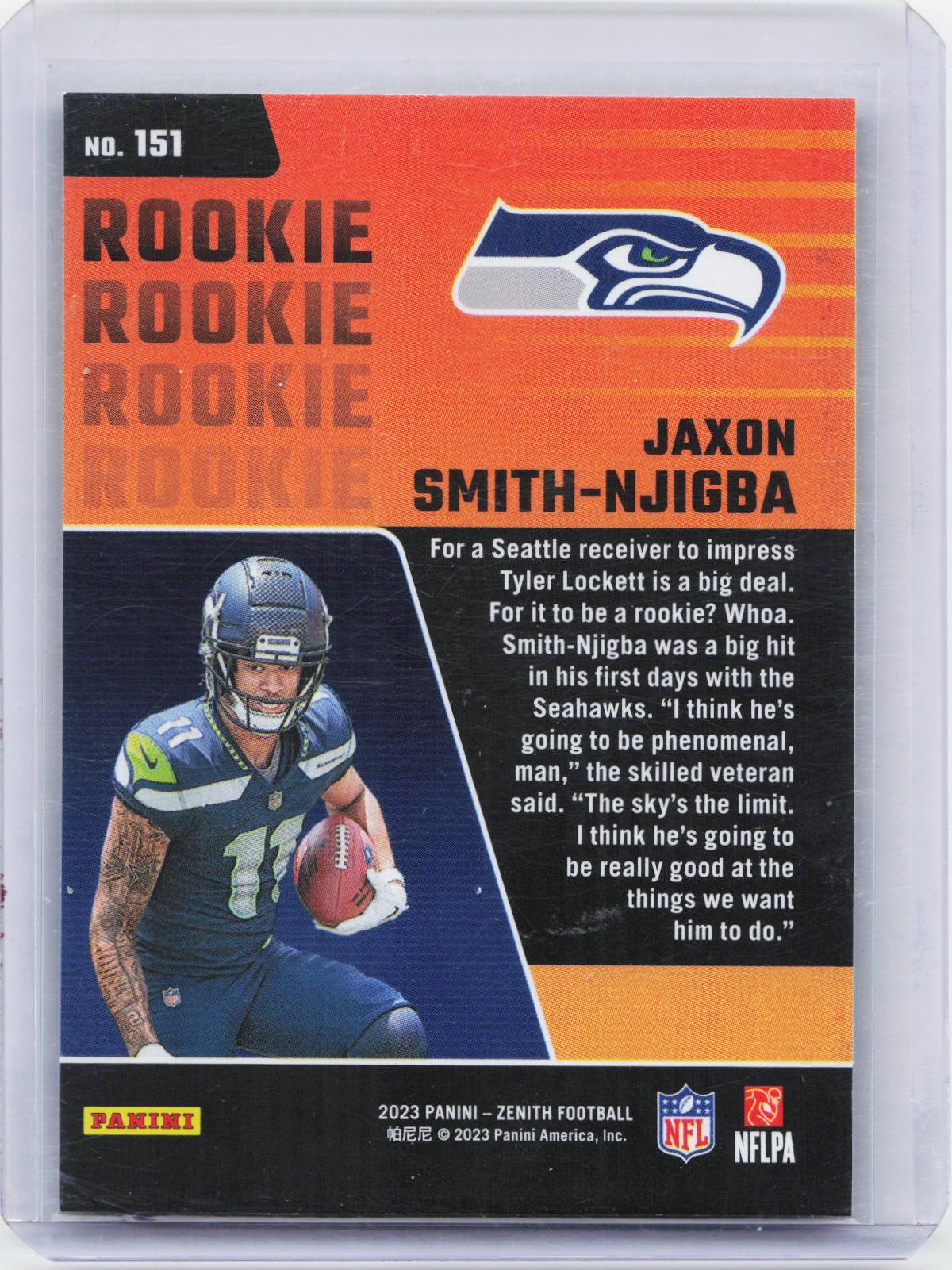 2023 Panini Zenith #151 Jaxon Smith-Njigba