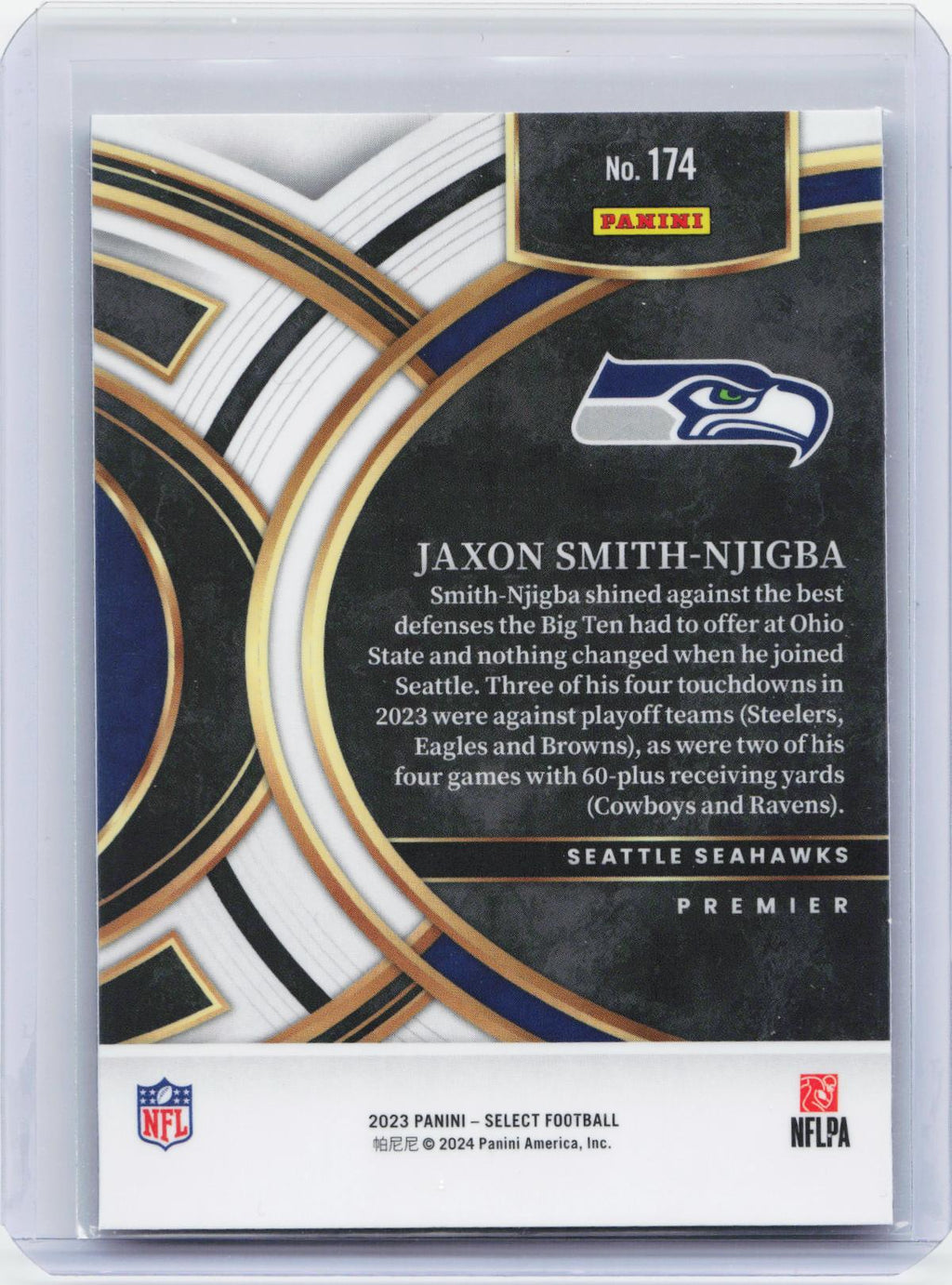 2023 Panini Select #174 Jaxon Smith-Njigba