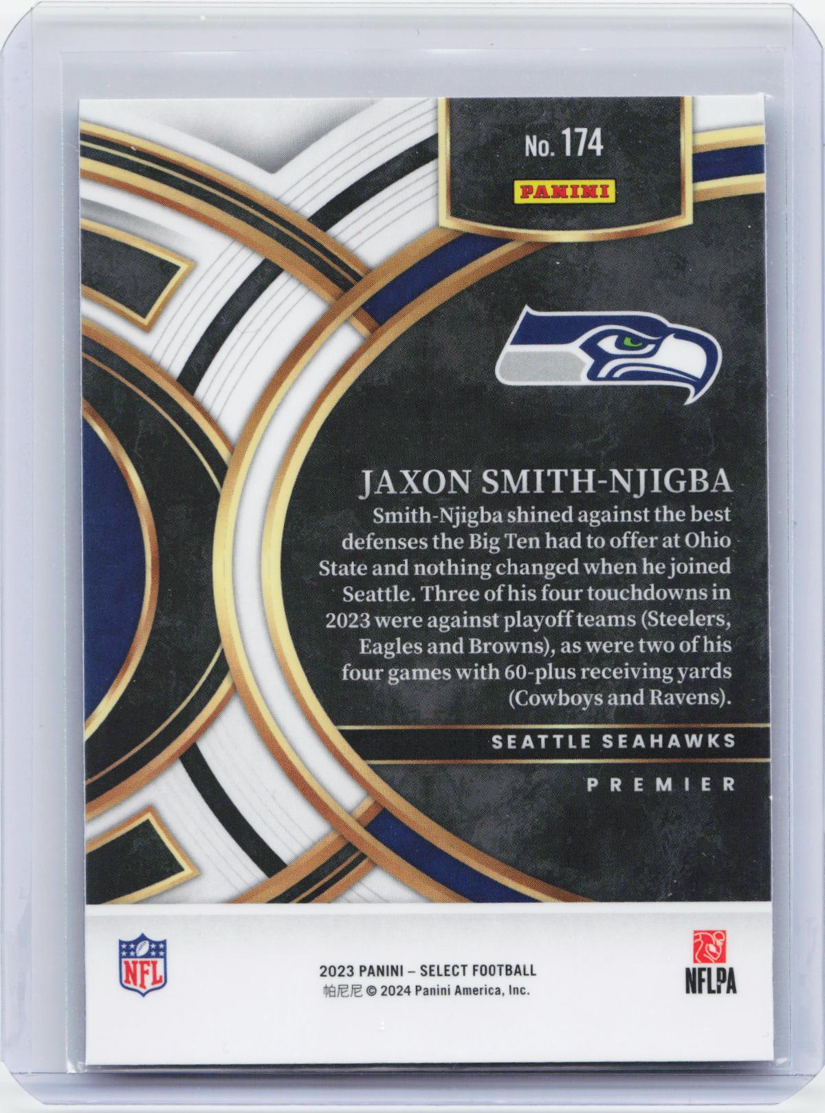 2023 Panini Select #174 Jaxon Smith-Njigba