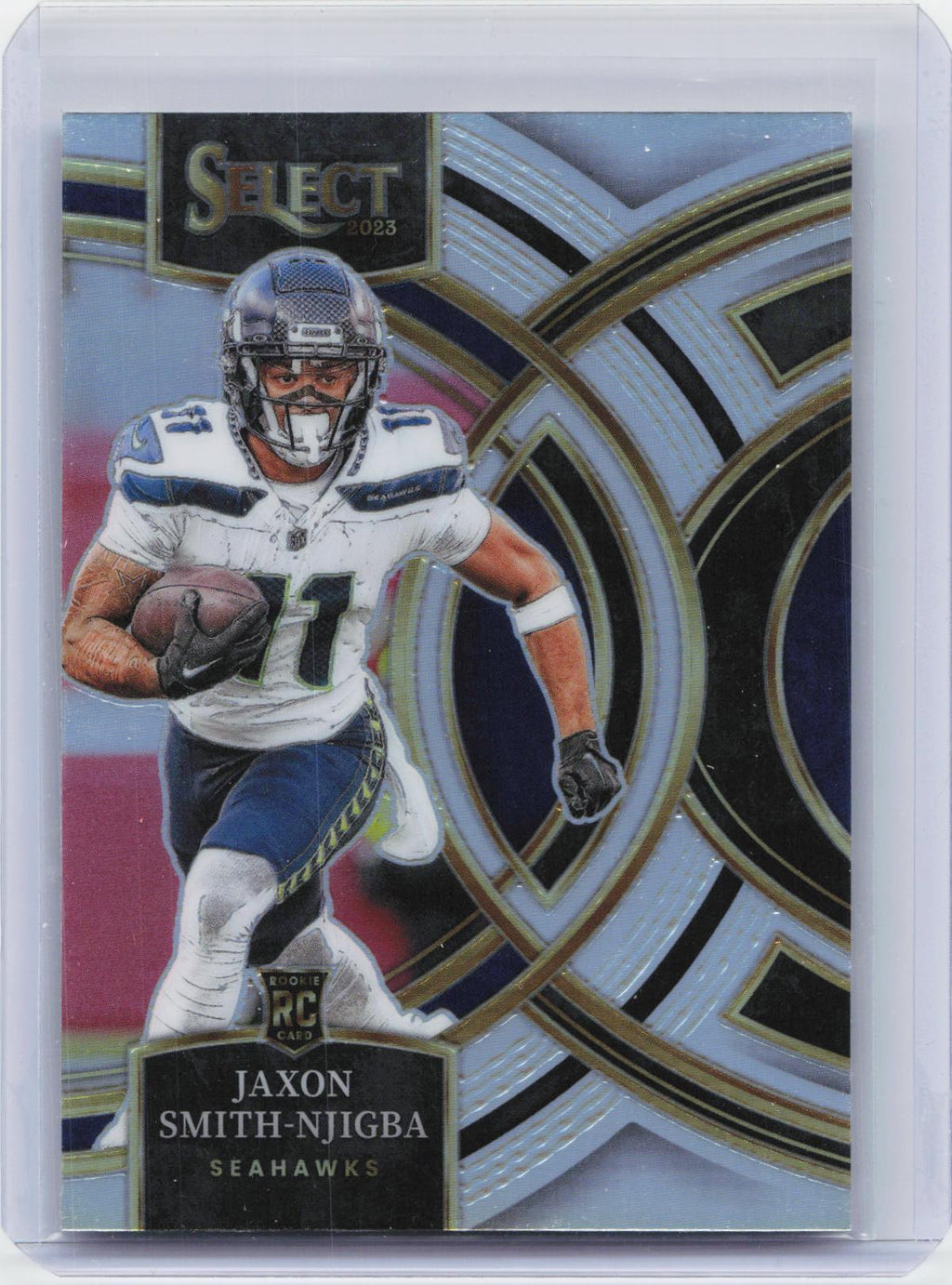 2023 Panini Select #174 Jaxon Smith-Njigba Silver Prizms