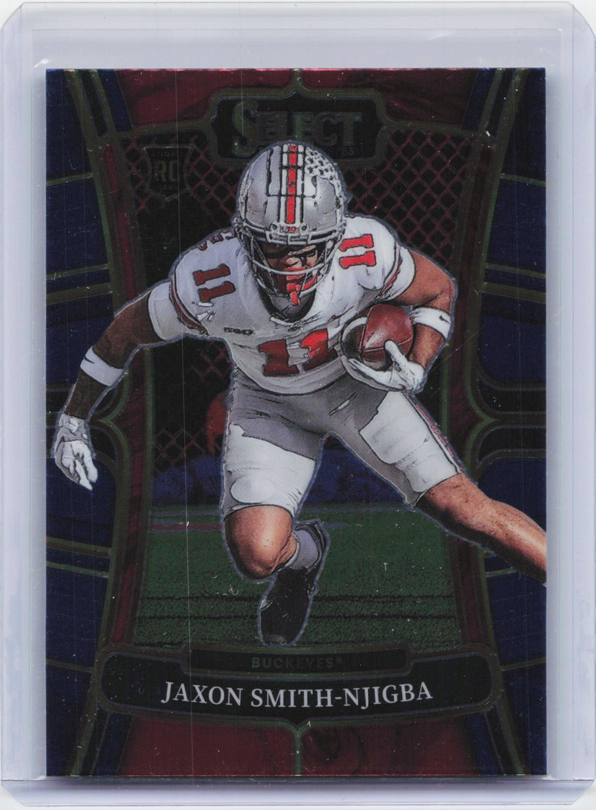 2023 Panini Select Draft Picks #7 Jaxon Smith-Njigba Blue Retail