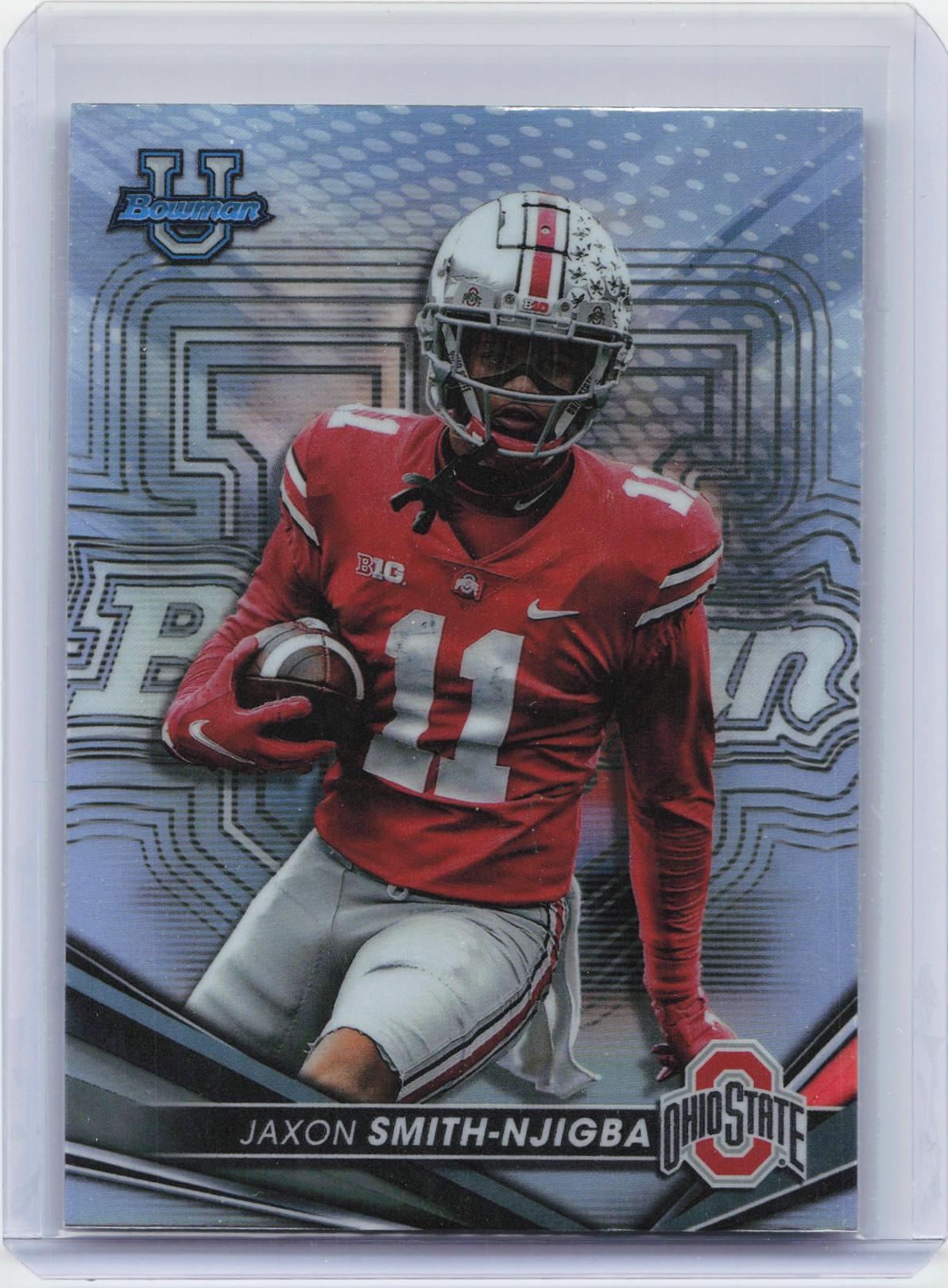 2022-23 Bowman's Best University #90 Jaxon Smith-Njigba Refractor
