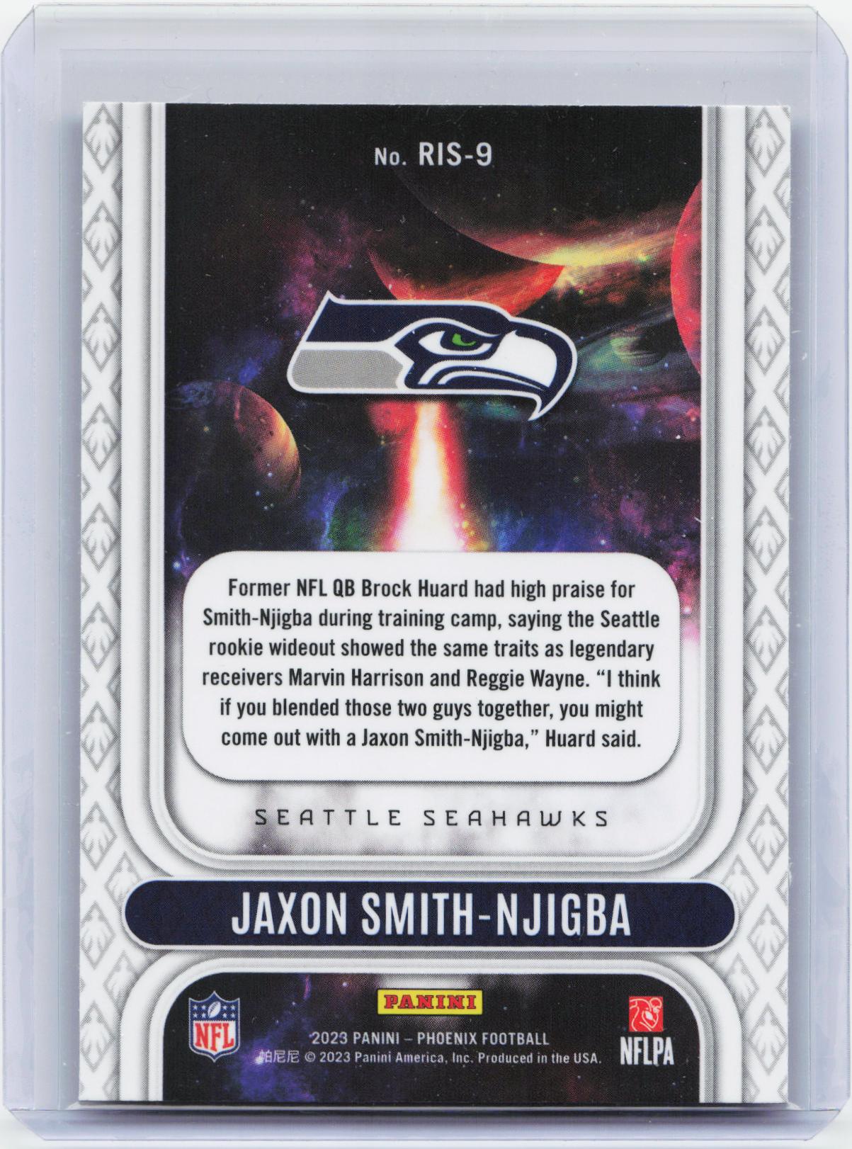 2023 Panini Phoenix #RIS-9 Jaxon Smith-Njigba Rookie Rising