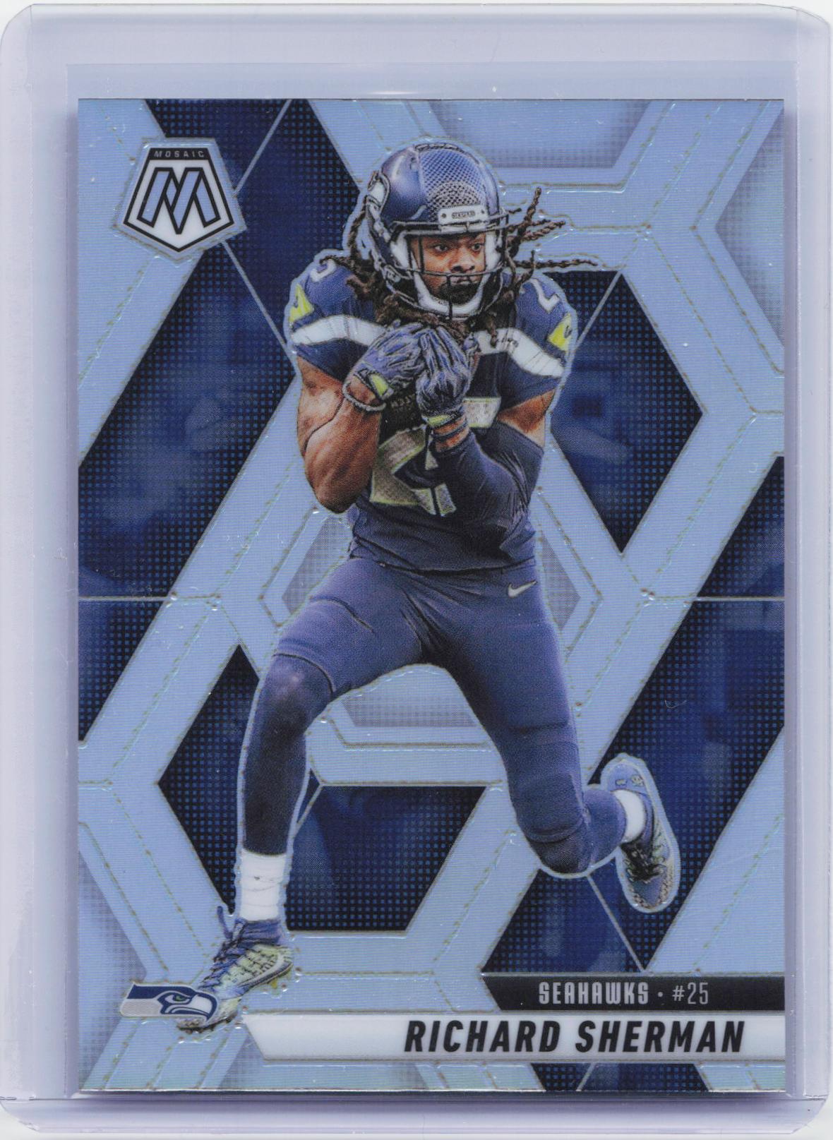 2025 Panini Mosaic #222 Richard Sherman Silver