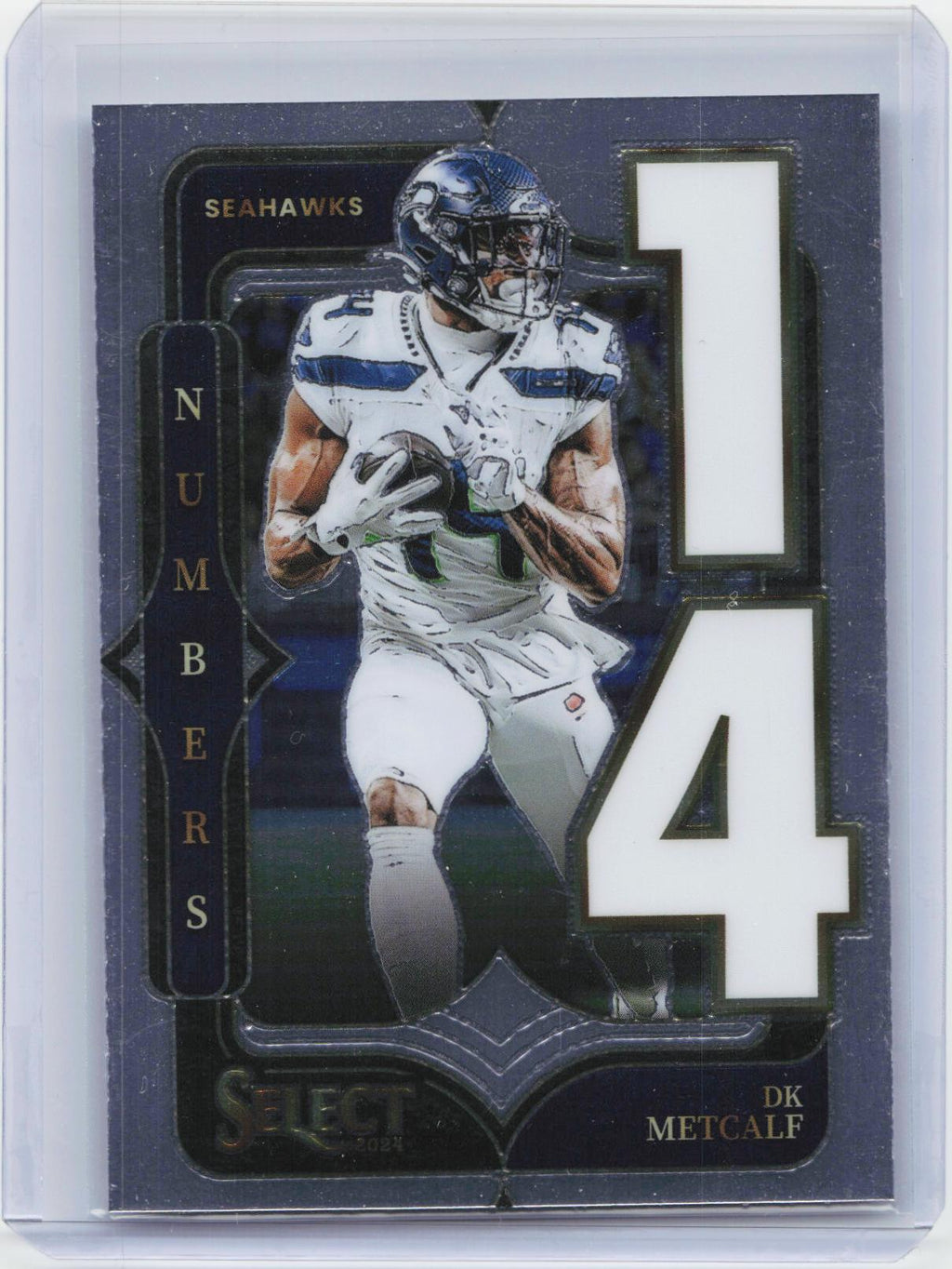 2024 Panini Select #24 DK Metcalf Select Numbers