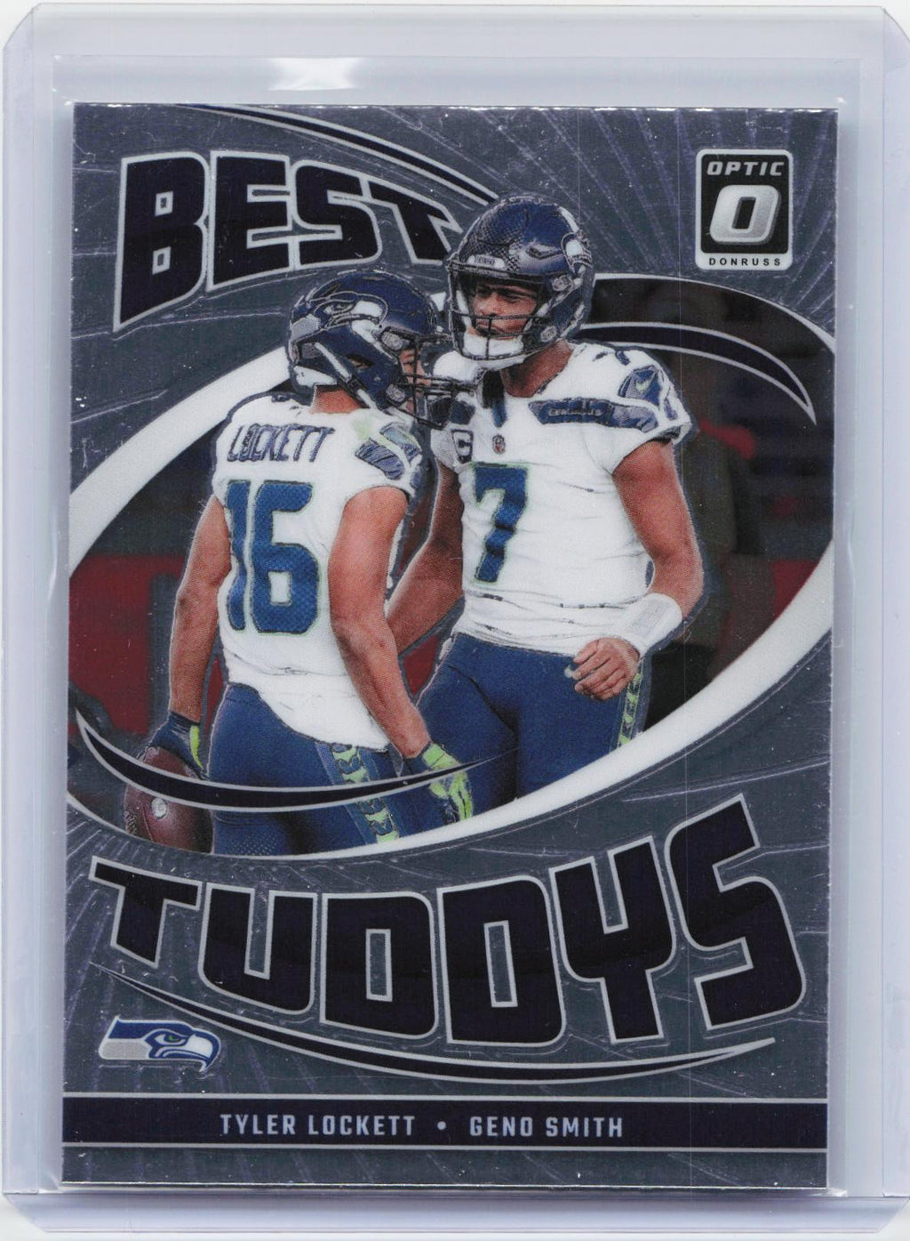 2024 Donruss Optic #19 Geno Smith / Tyler Lockett Best Tuddys