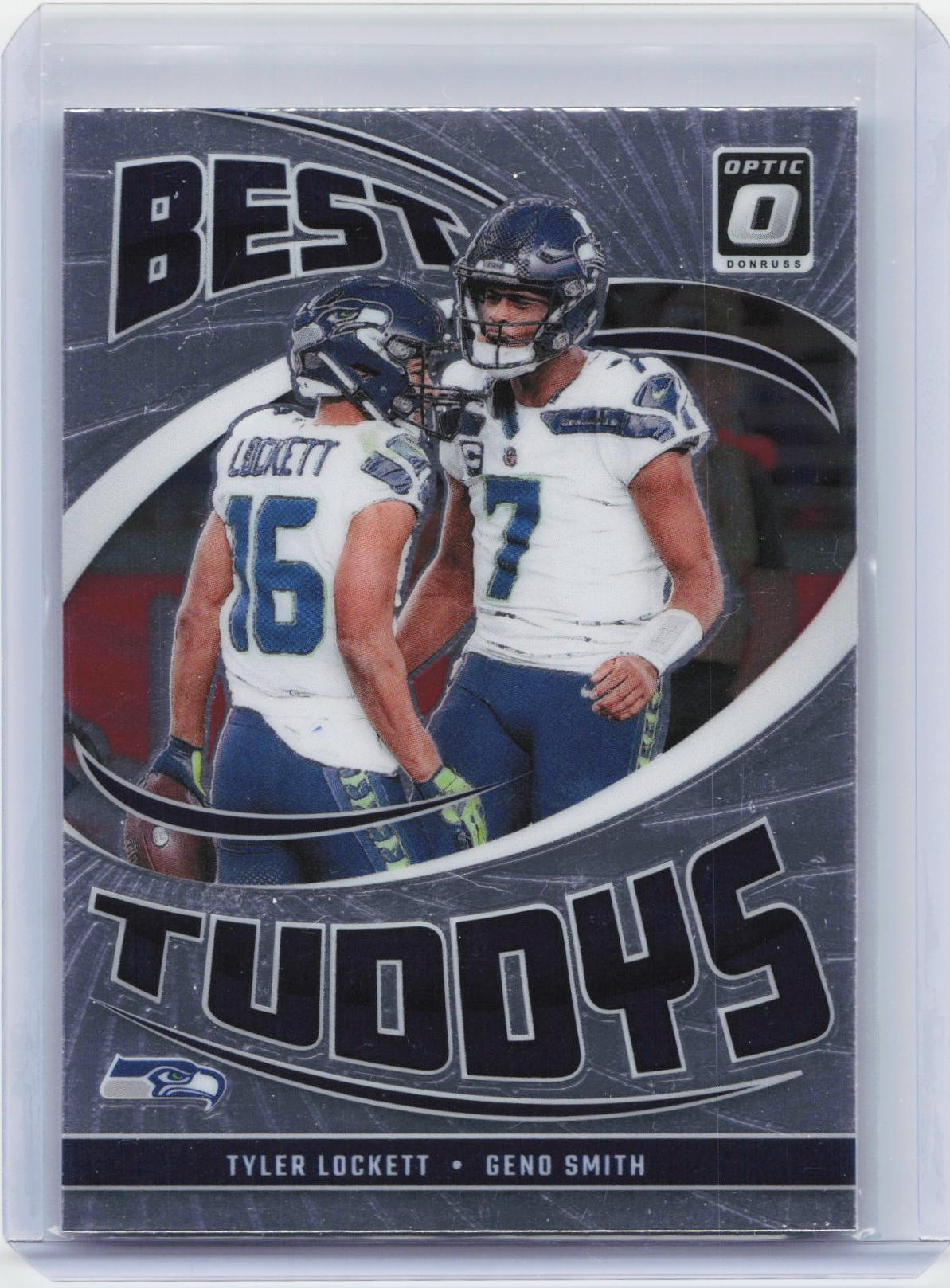 2024 Donruss Optic #19 Geno Smith / Tyler Lockett Best Tuddys