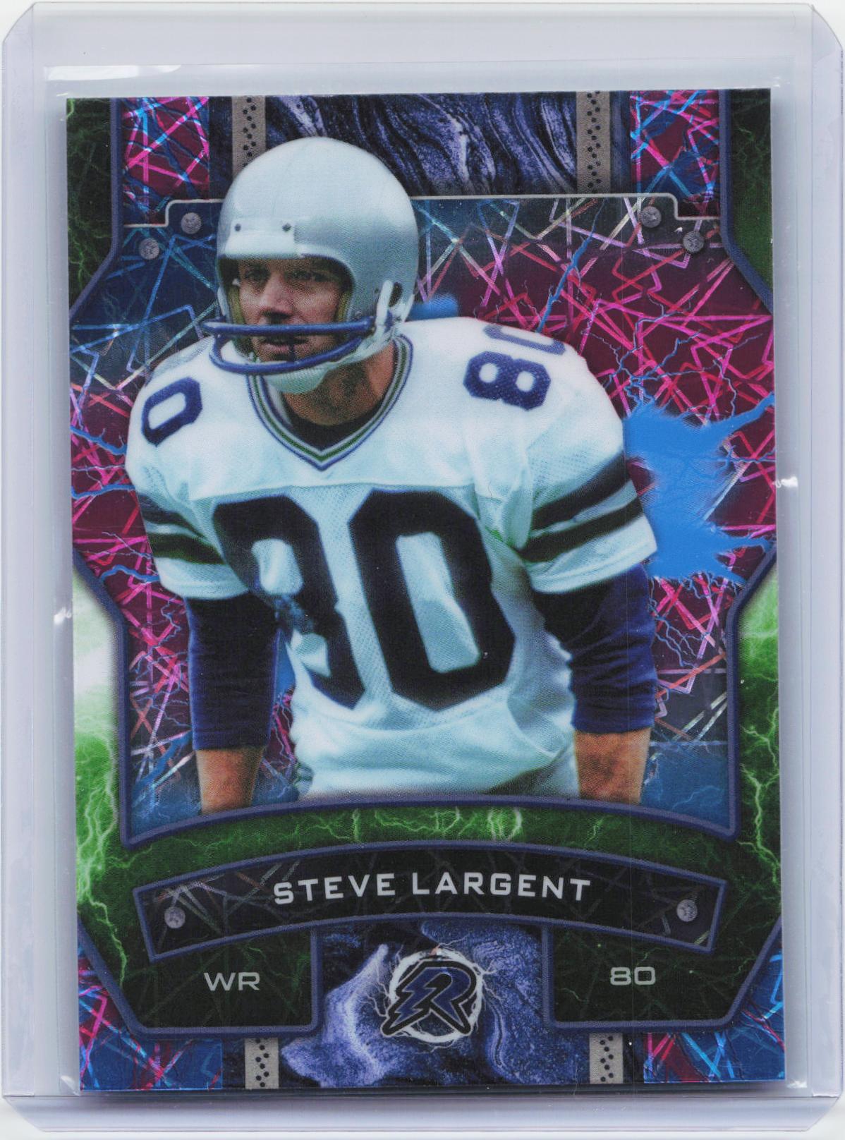 2024 Topps Resurgence - Sky Blue & Pink Shock #96 Steve Largent