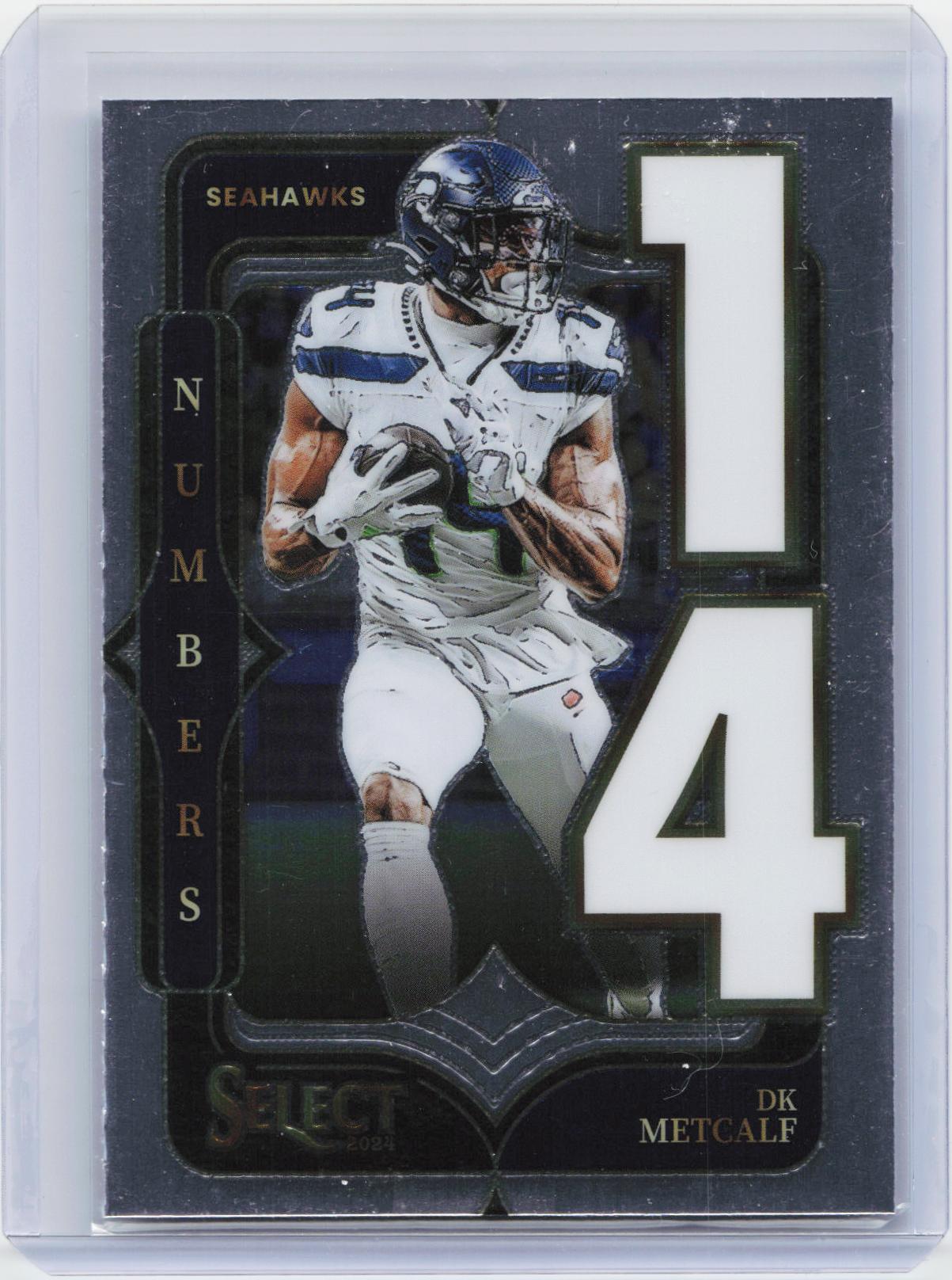 2024 Panini Select #24 DK Metcalf Select Numbers