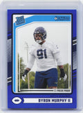 2024 Donruss #321 Byron Murphy II Press Proof Blue