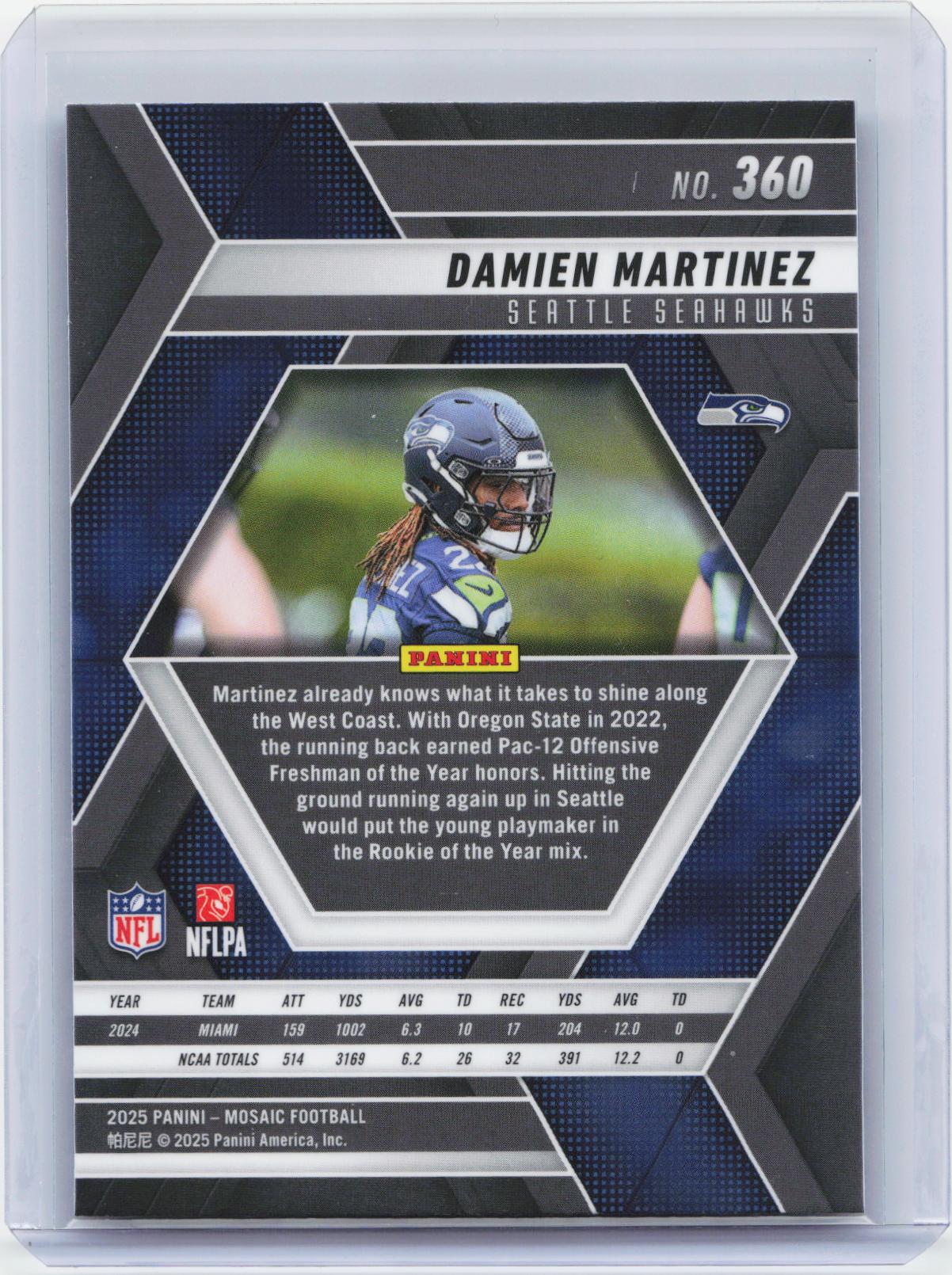 2025 Panini Mosaic #360 Damien Martinez