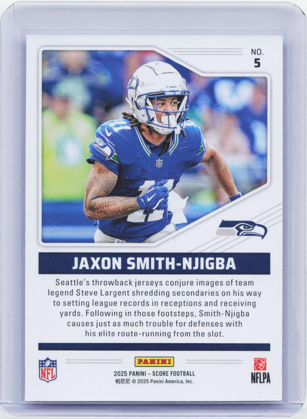 2025 Score #5 Jaxon Smith-Njigba Throwbacks