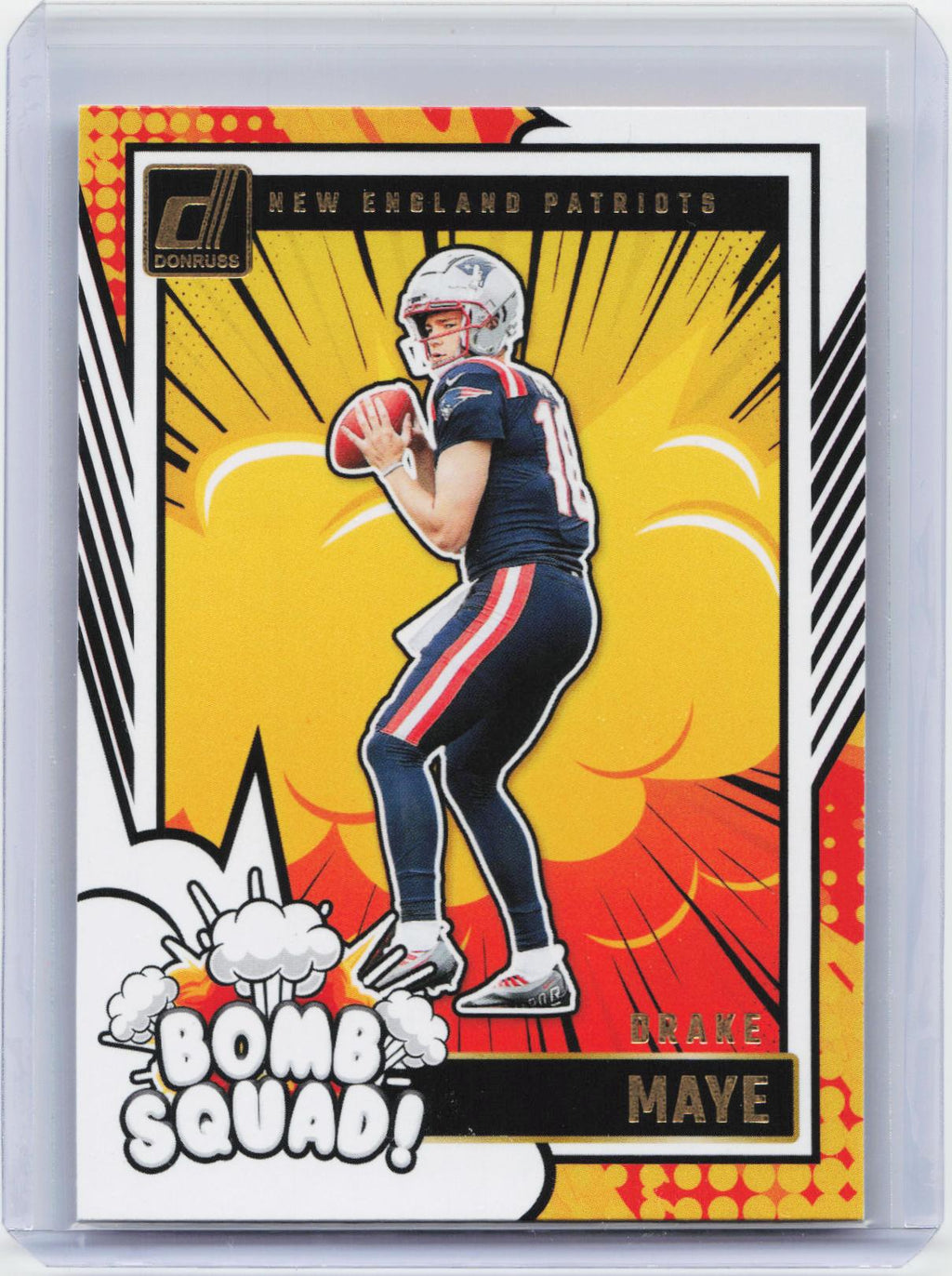 2024 Donruss #28 Drake Maye Bomb Squad