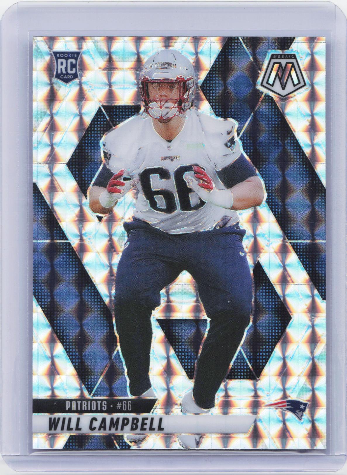 2025 Panini Mosaic #378 Will Campbell Mosaic