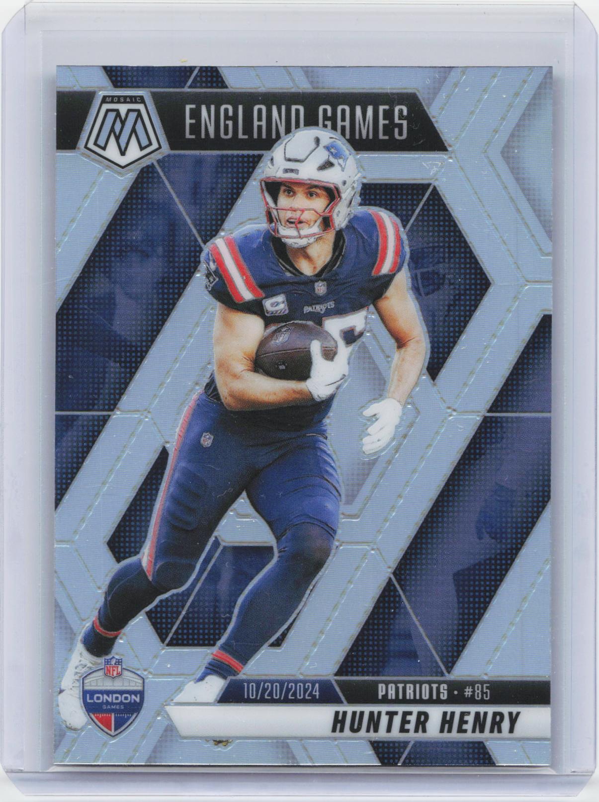 2025 Panini Mosaic #262 Hunter Henry Silver