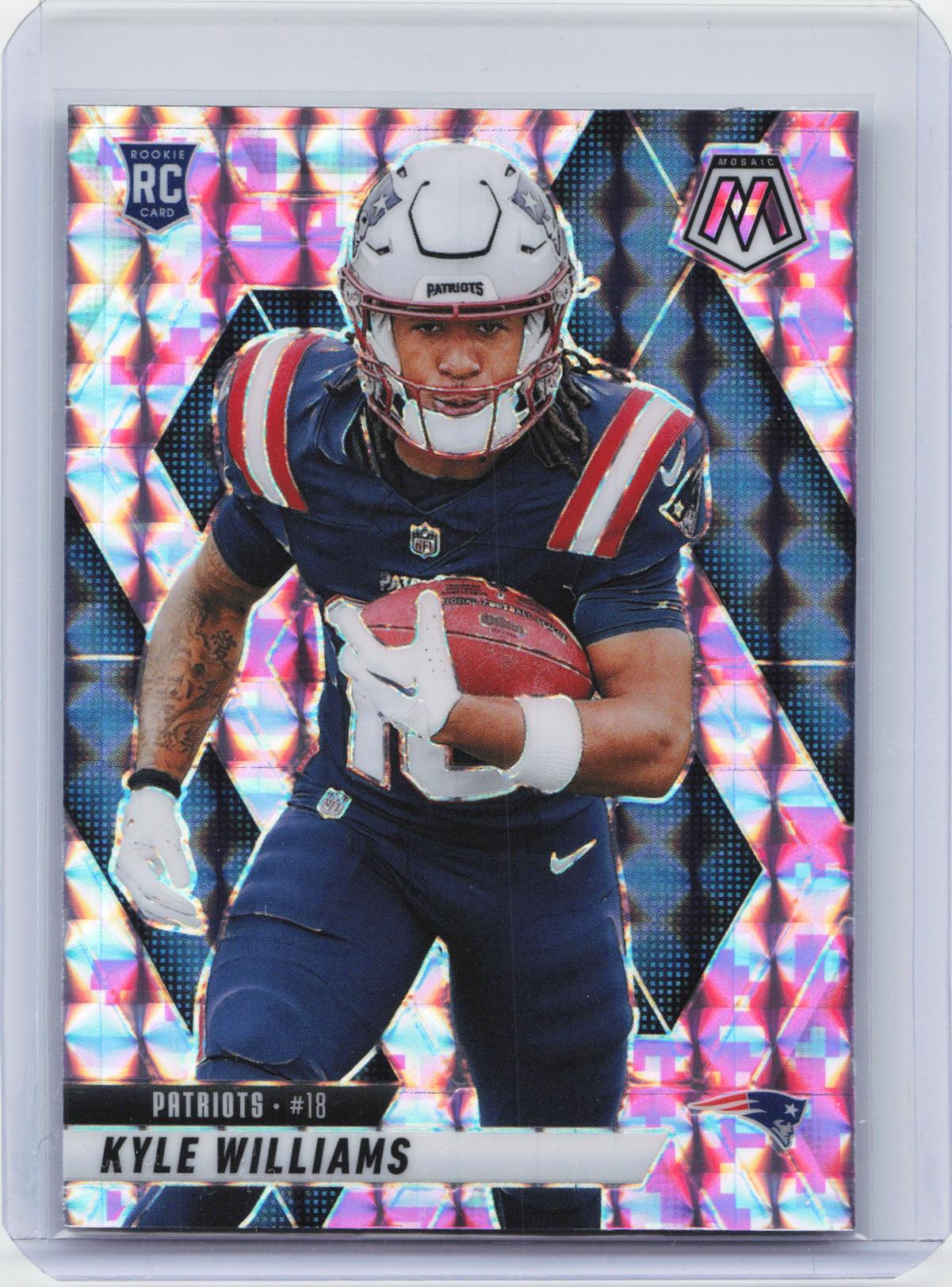 2025 Panini Mosaic #353 Kyle Williams Mosaic Camo Pink
