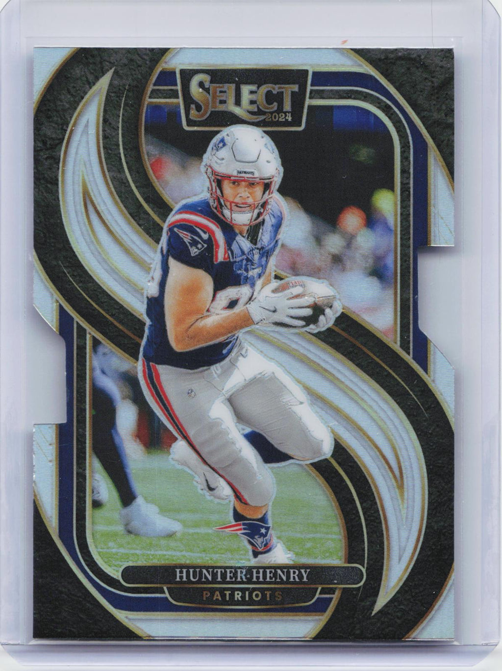 2024 Panini Select #160 Hunter Henry Silver Prizm Die Cut