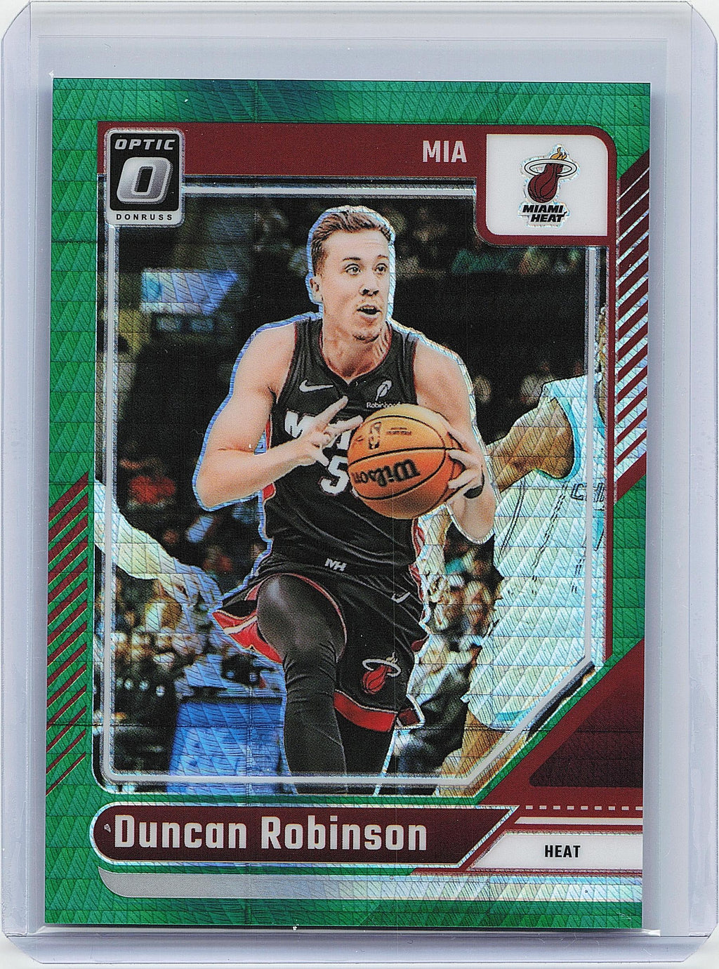 2024-25 Donruss Optic #199 Duncan Robinson Hyper Green #/249