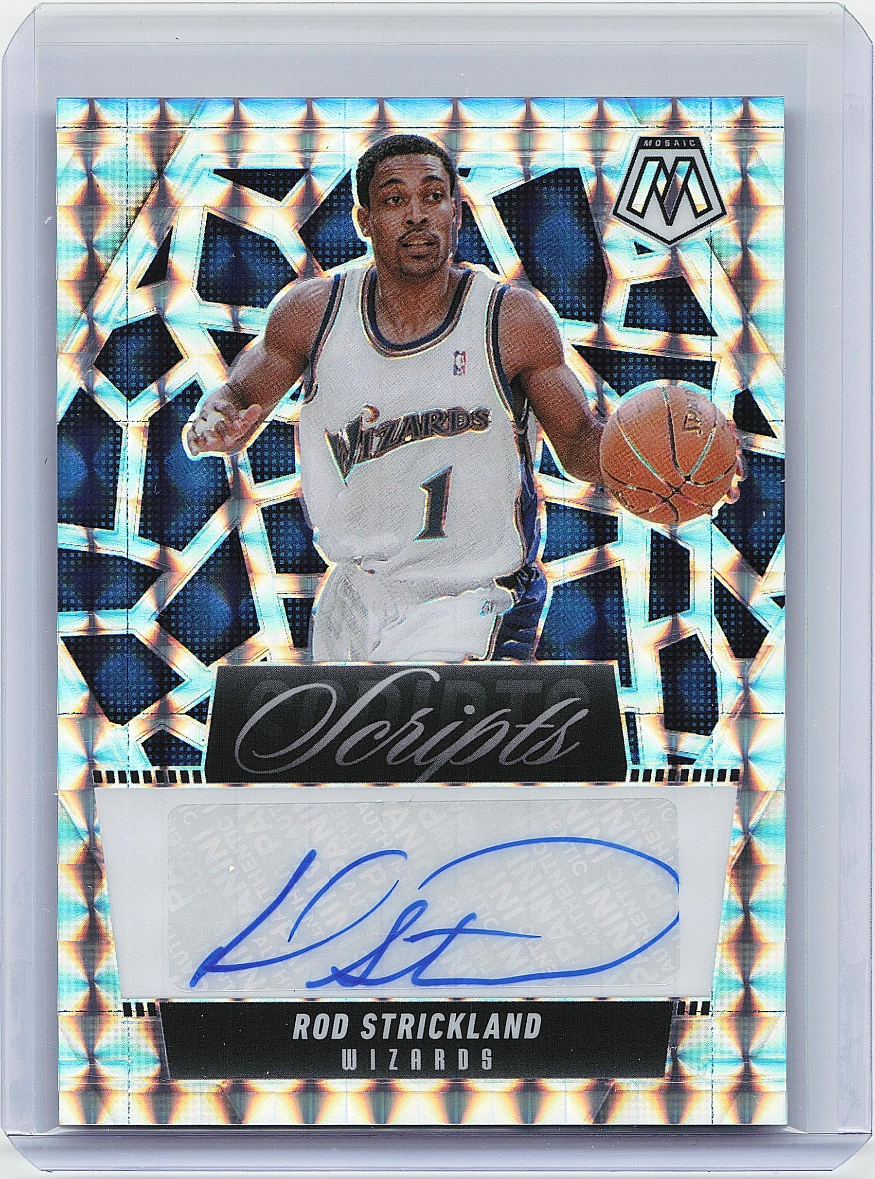 2024-25 Panini Mosaic #MS-ROD Rod Strickland Scripts