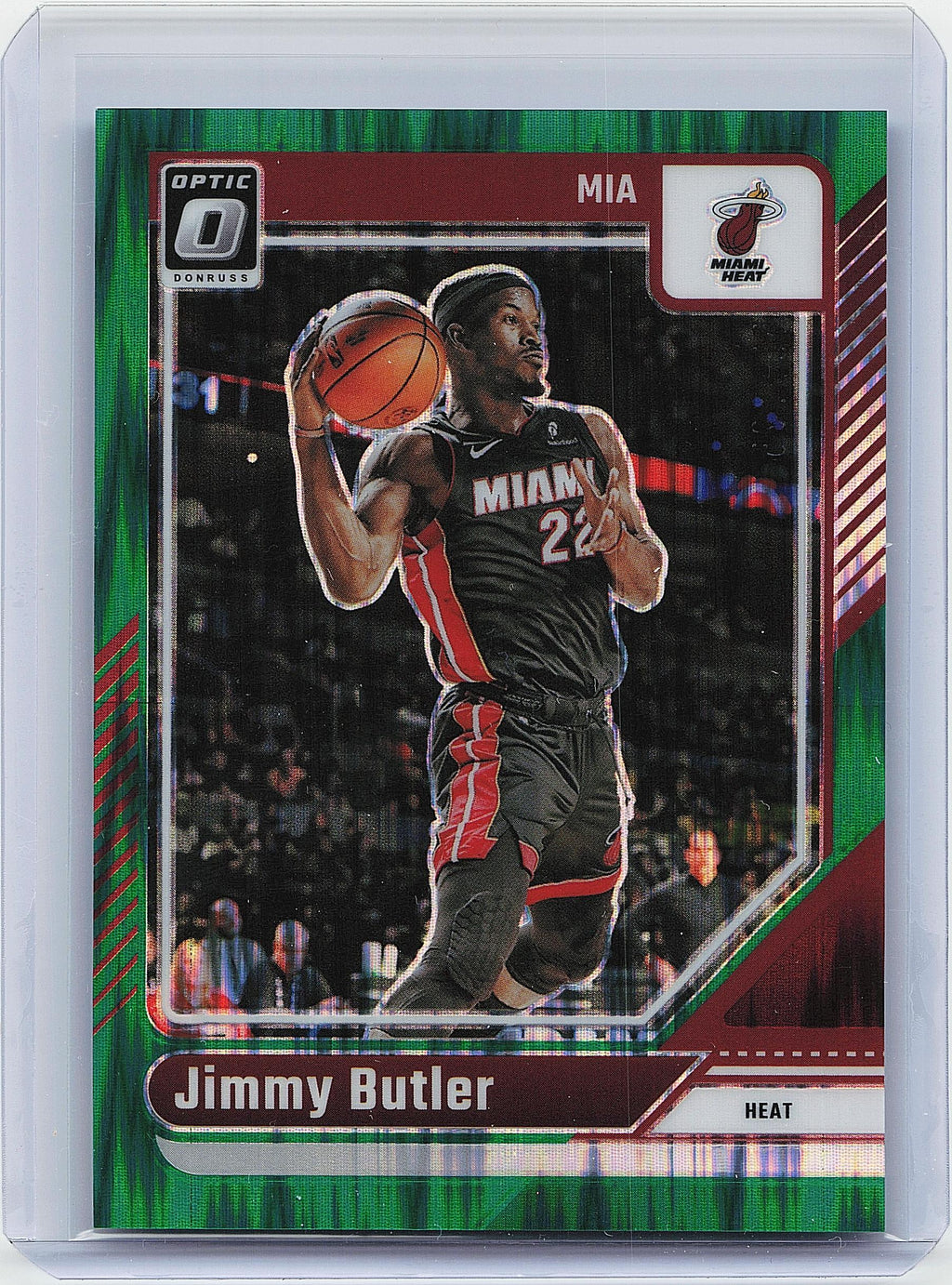 2024-25 Donruss Optic #142 Jimmy Butler III Green Shock #/149