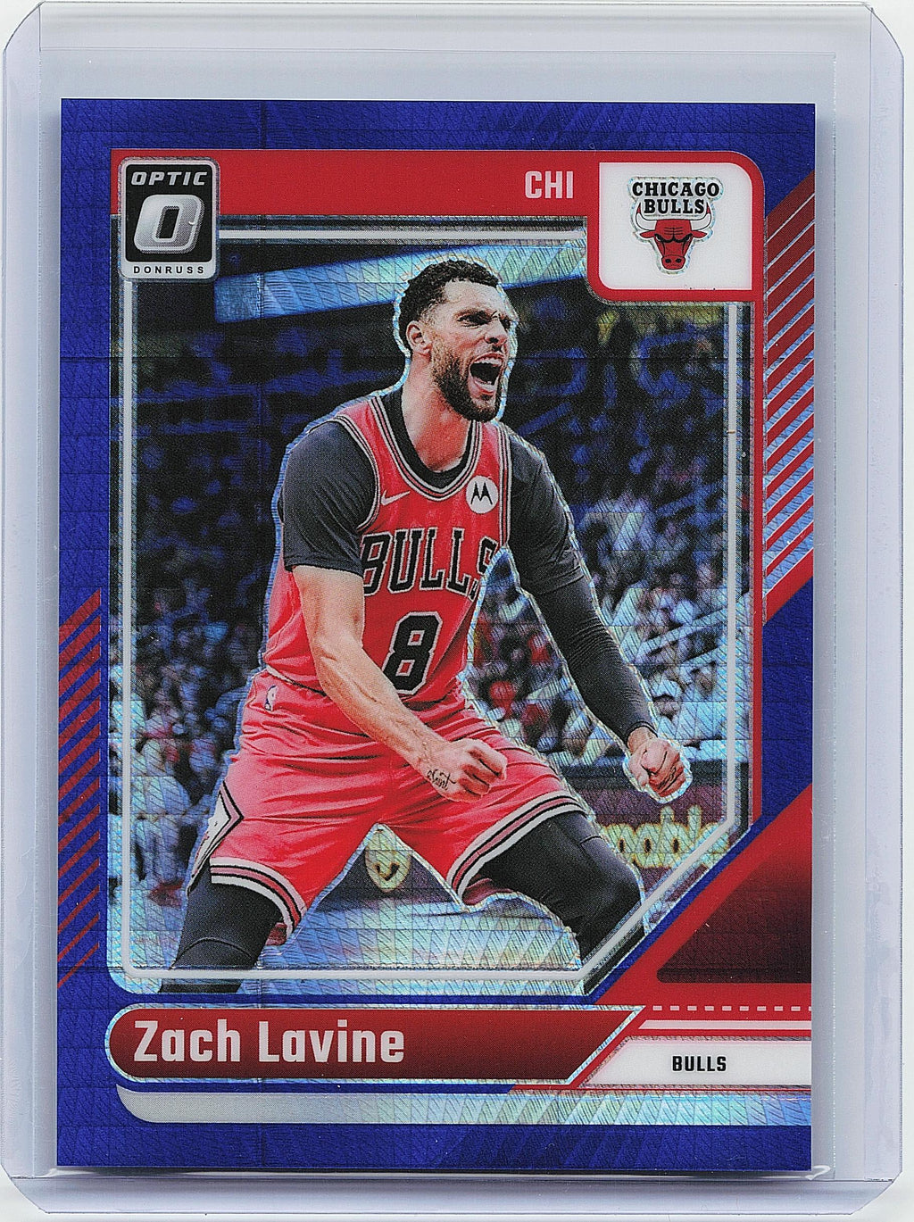 2024-25 Donruss Optic #34 Zach LaVine Hyper Blue #/175