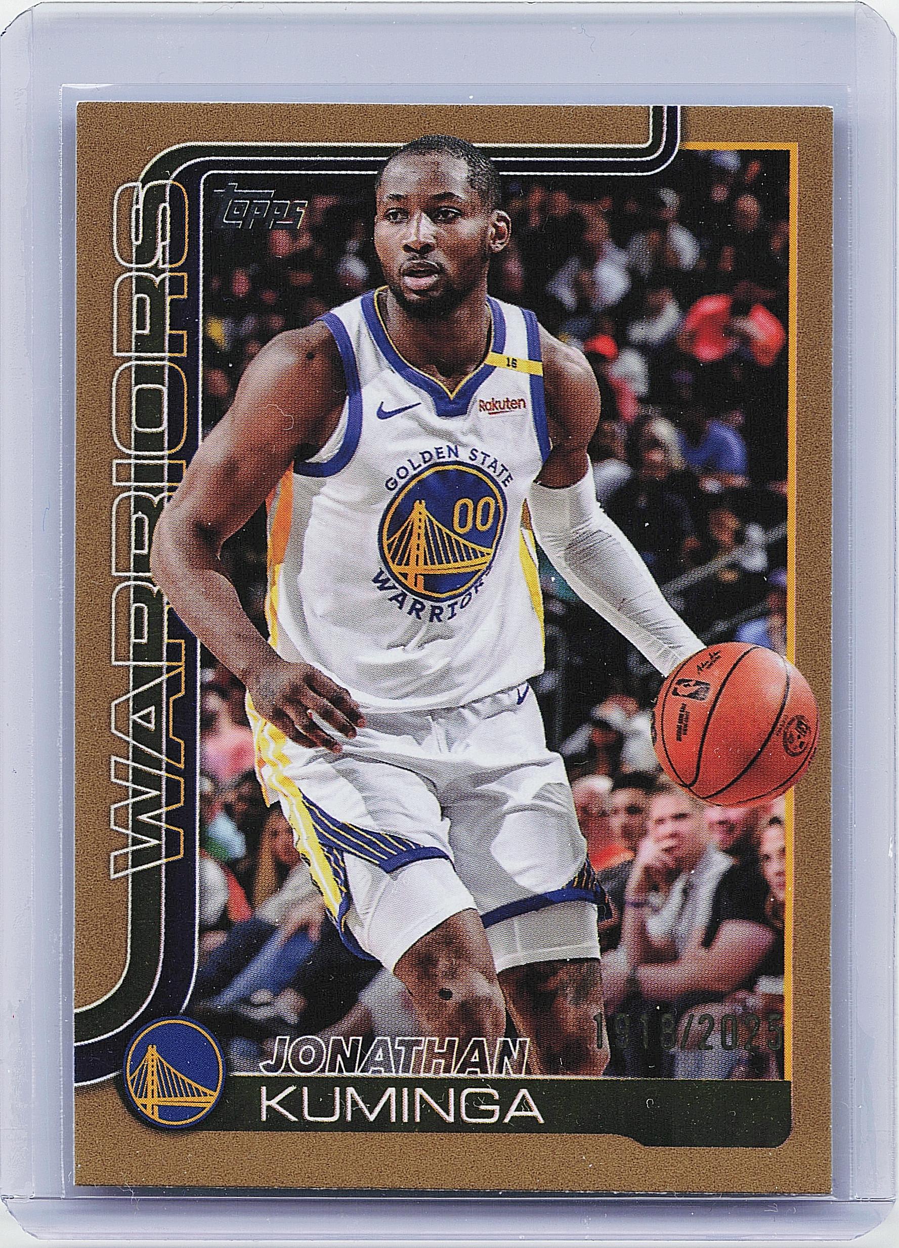 2025-26 Topps #138 Jonathan Kuminga Gold #/2025