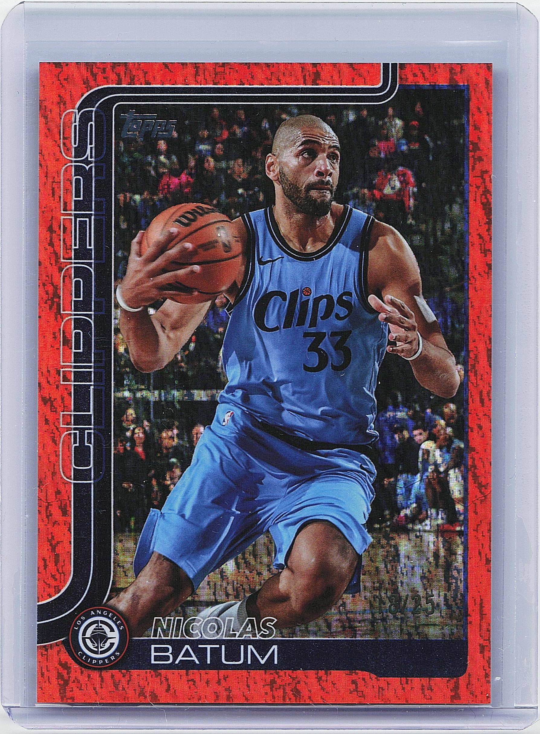 2025-26 Topps #146 Nicolas Batum Orange Rainbow #/25