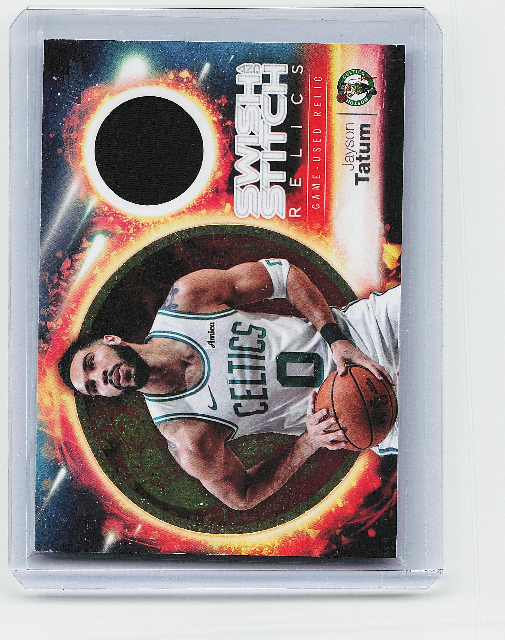 2025-26 Topps #SST-JT Jayson Tatum Swish and Stitch Relics