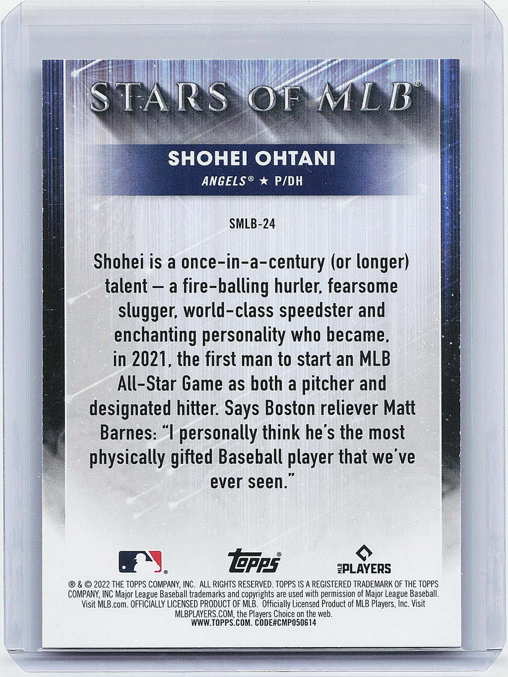 2022 Topps #SMLB-24 Shohei Ohtani Stars of MLB