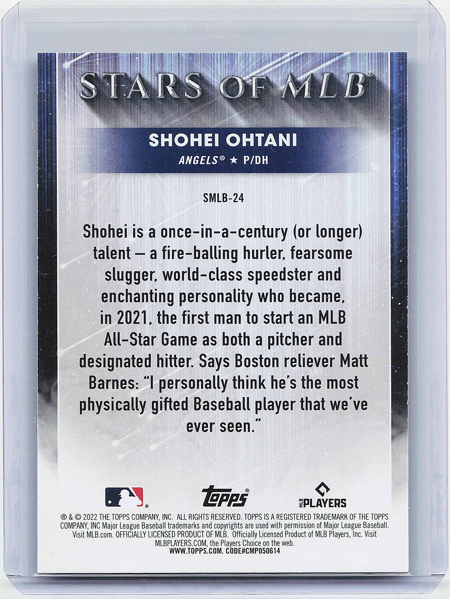 2022 Topps #SMLB-24 Shohei Ohtani Stars of MLB