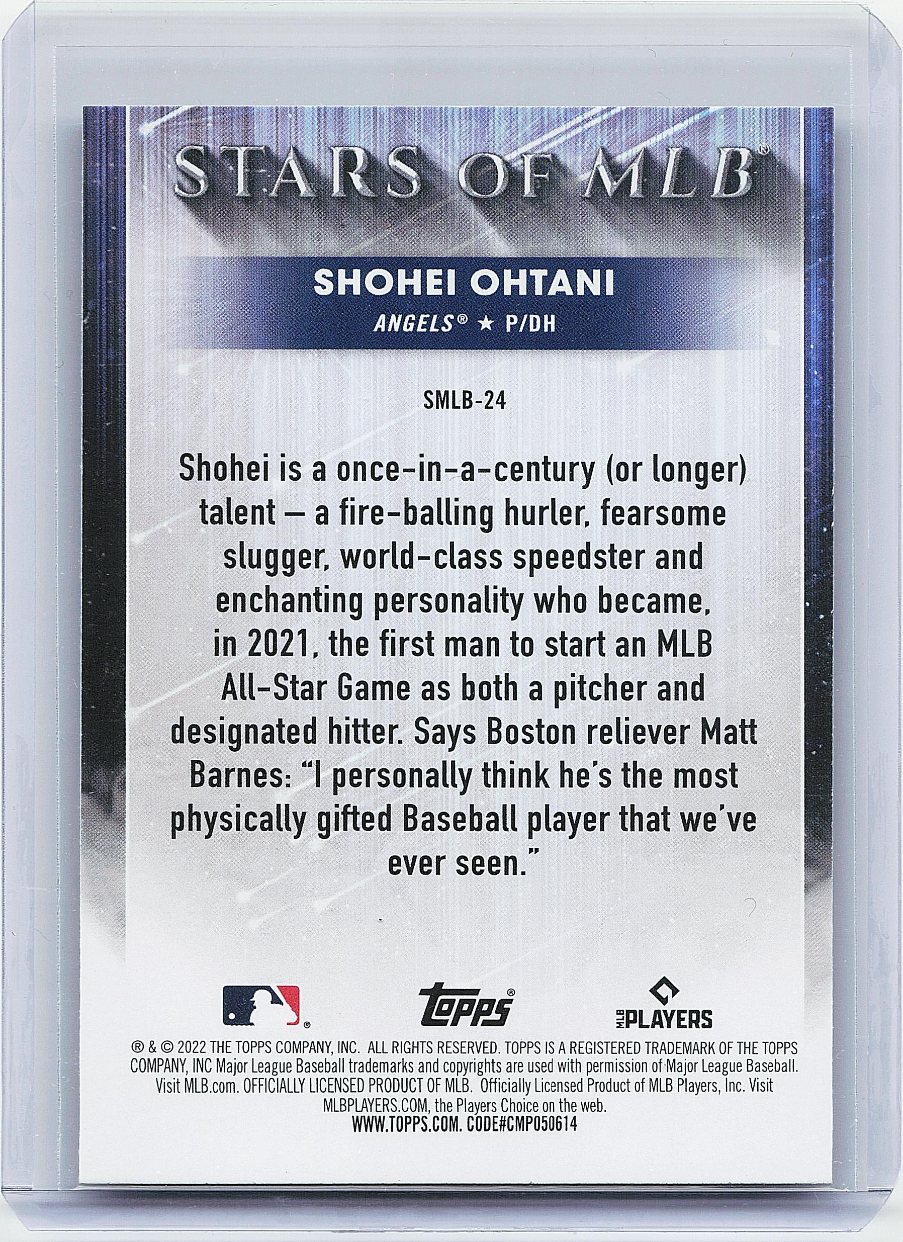 2022 Topps #SMLB-24 Shohei Ohtani Stars of MLB