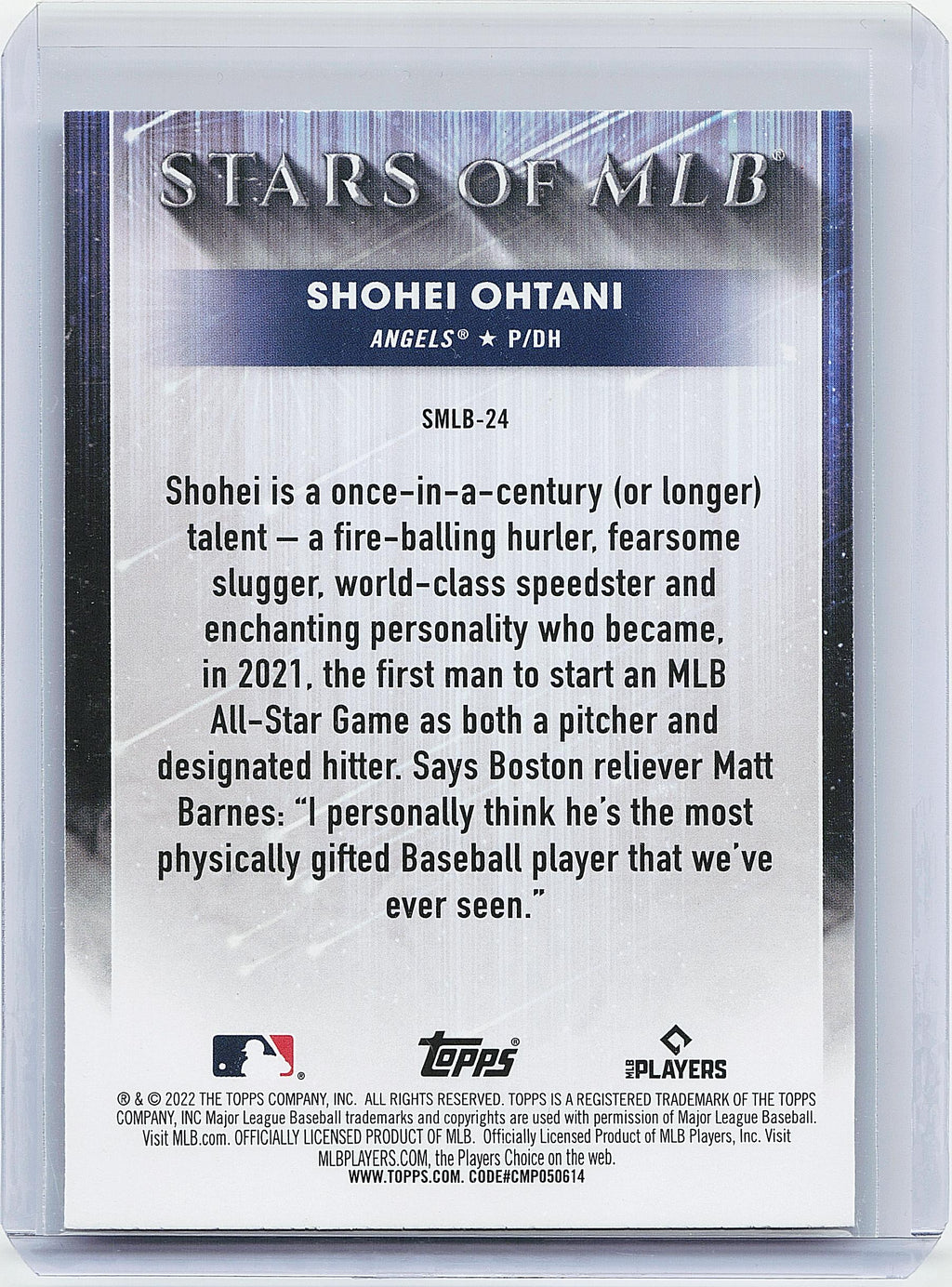 2022 Topps #SMLB-24 Shohei Ohtani Stars of MLB