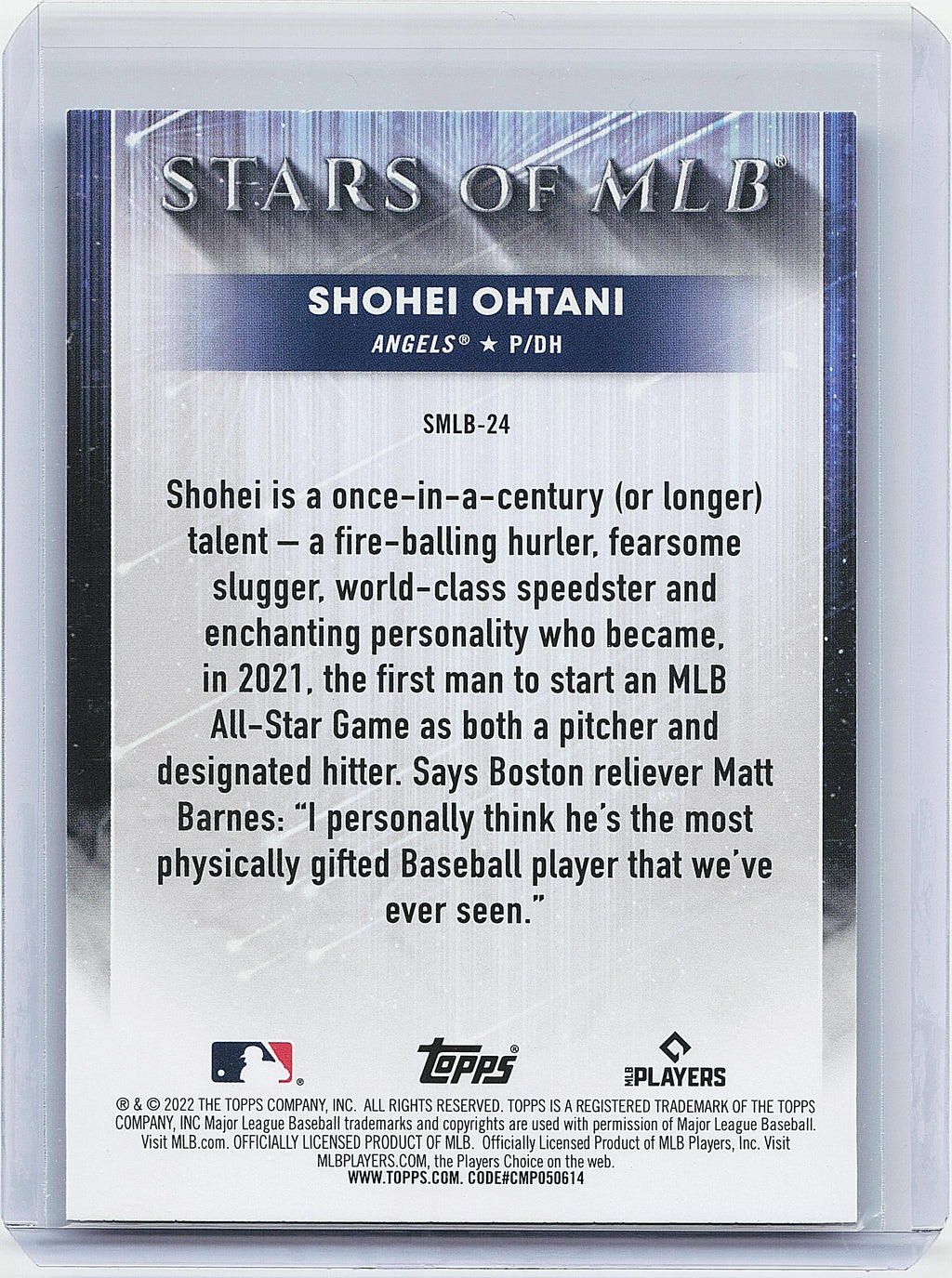 2022 Topps #SMLB-24 Shohei Ohtani Stars of MLB