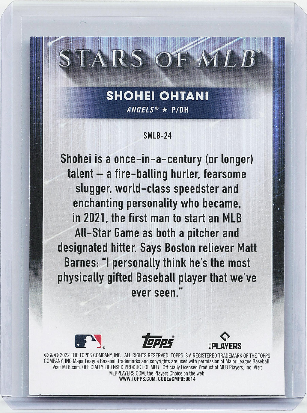 2022 Topps #SMLB-24 Shohei Ohtani Stars of MLB