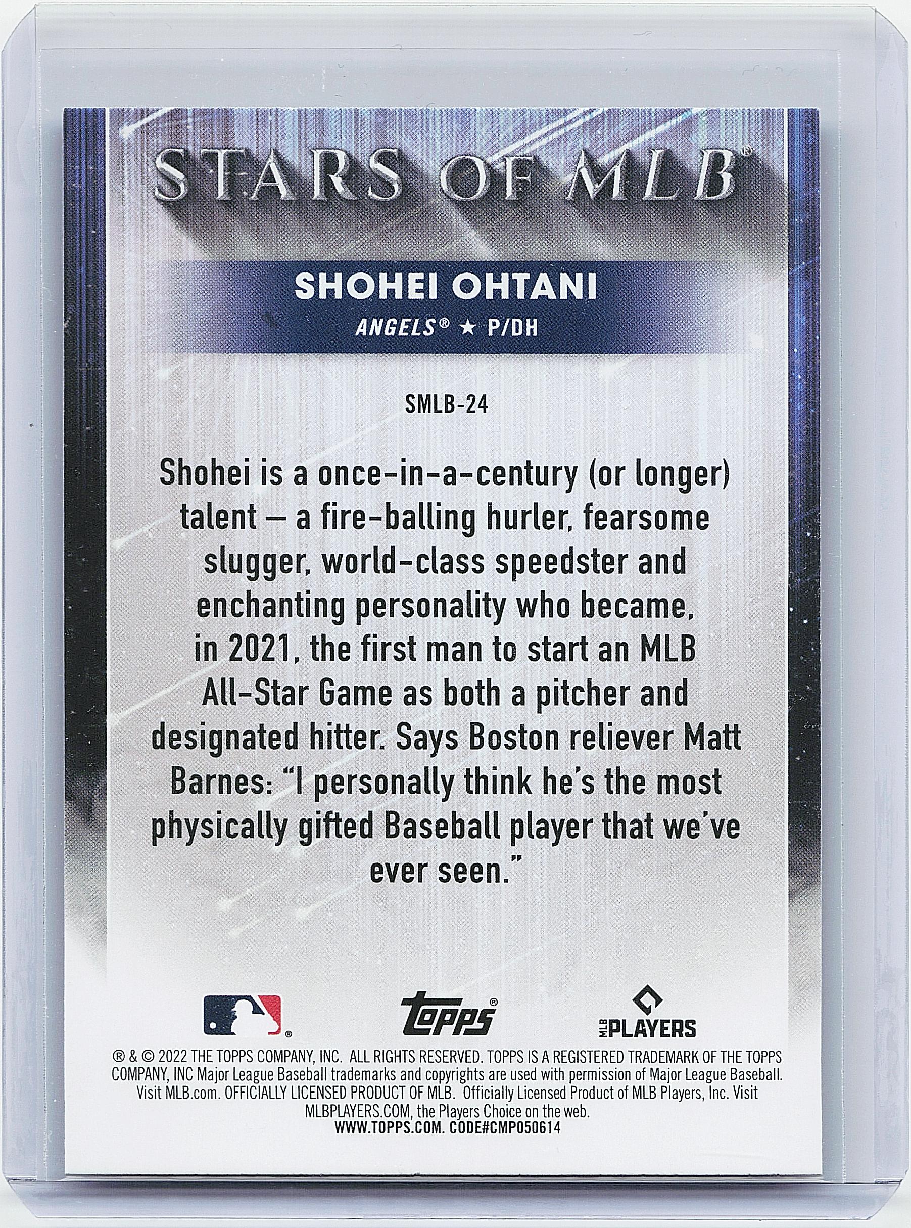 2022 Topps #SMLB-24 Shohei Ohtani Stars of MLB