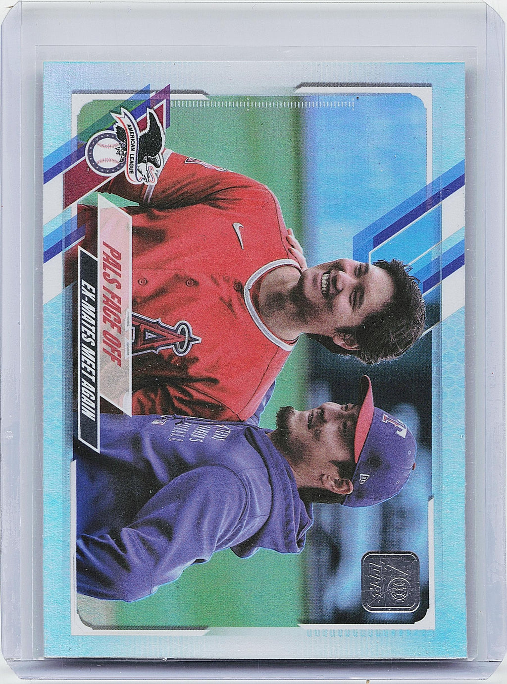 2021 Topps Update #US125 Pals Face Off (Shohei Ohtani / Kohei Arihara) Refractor