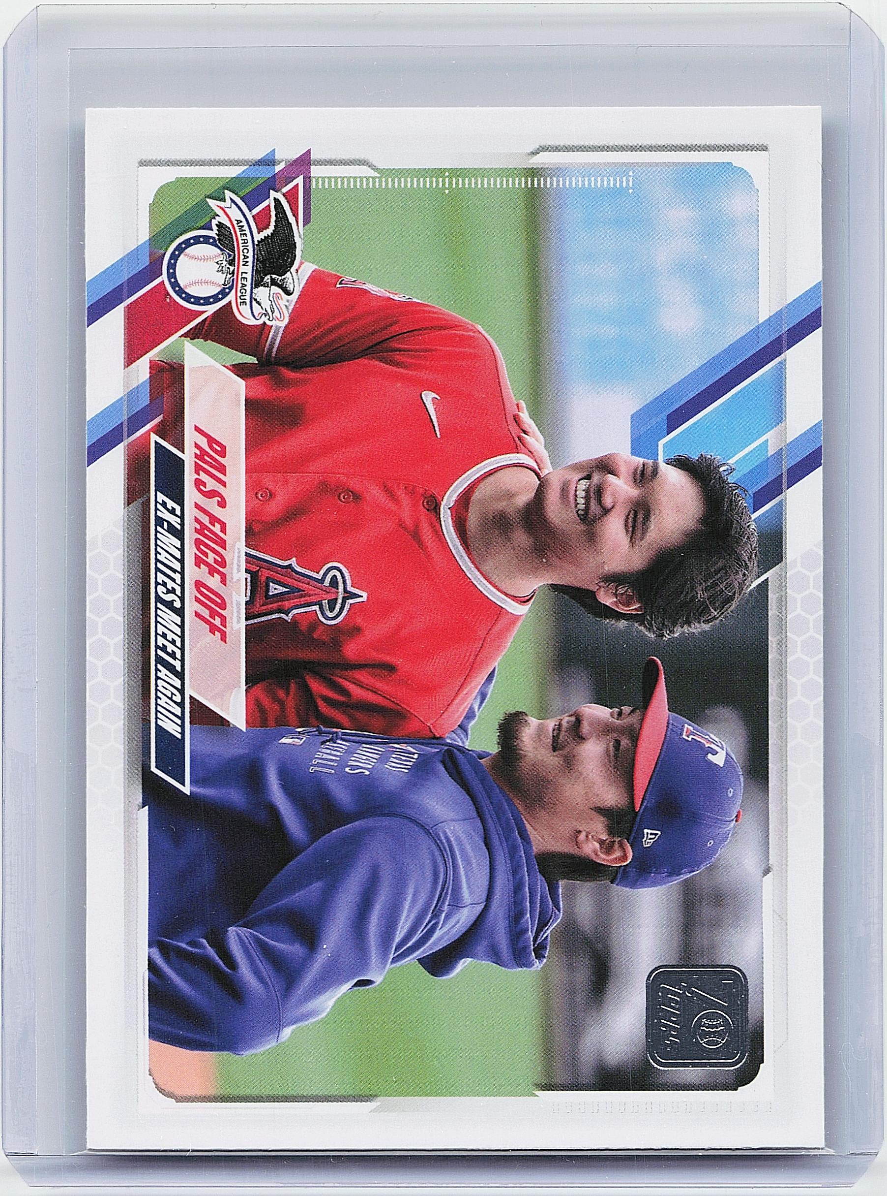 2021 Topps Update #US125 Pals Face Off (Shohei Ohtani / Kohei Arihara) VC