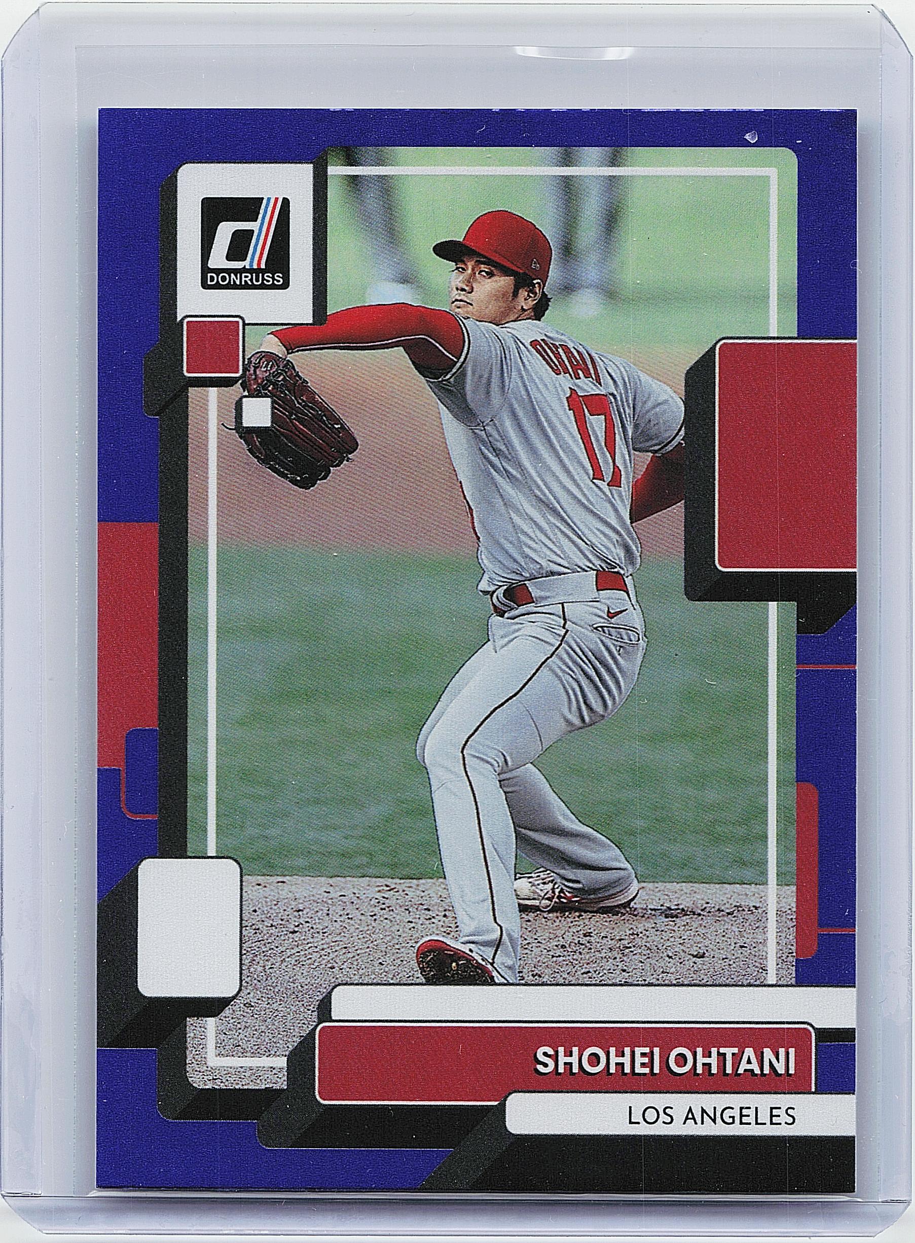 2022 Donruss #147b Shohei Ohtani Holo Purple