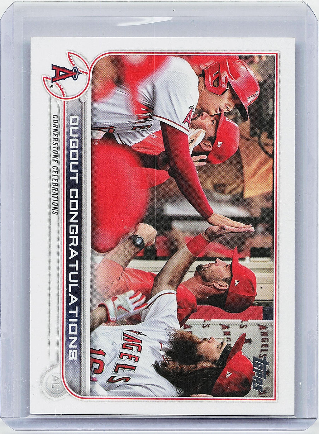 2022 Topps #416 Dugout Congratulations