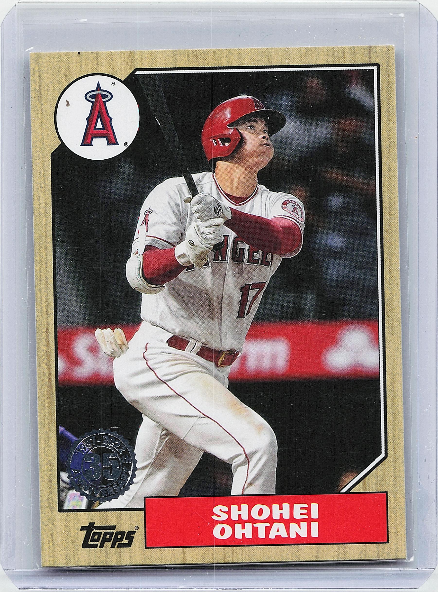 2022 Topps #T87-1 Shohei Ohtani 1987 Topps Baseball 35th Anniversary Series One
