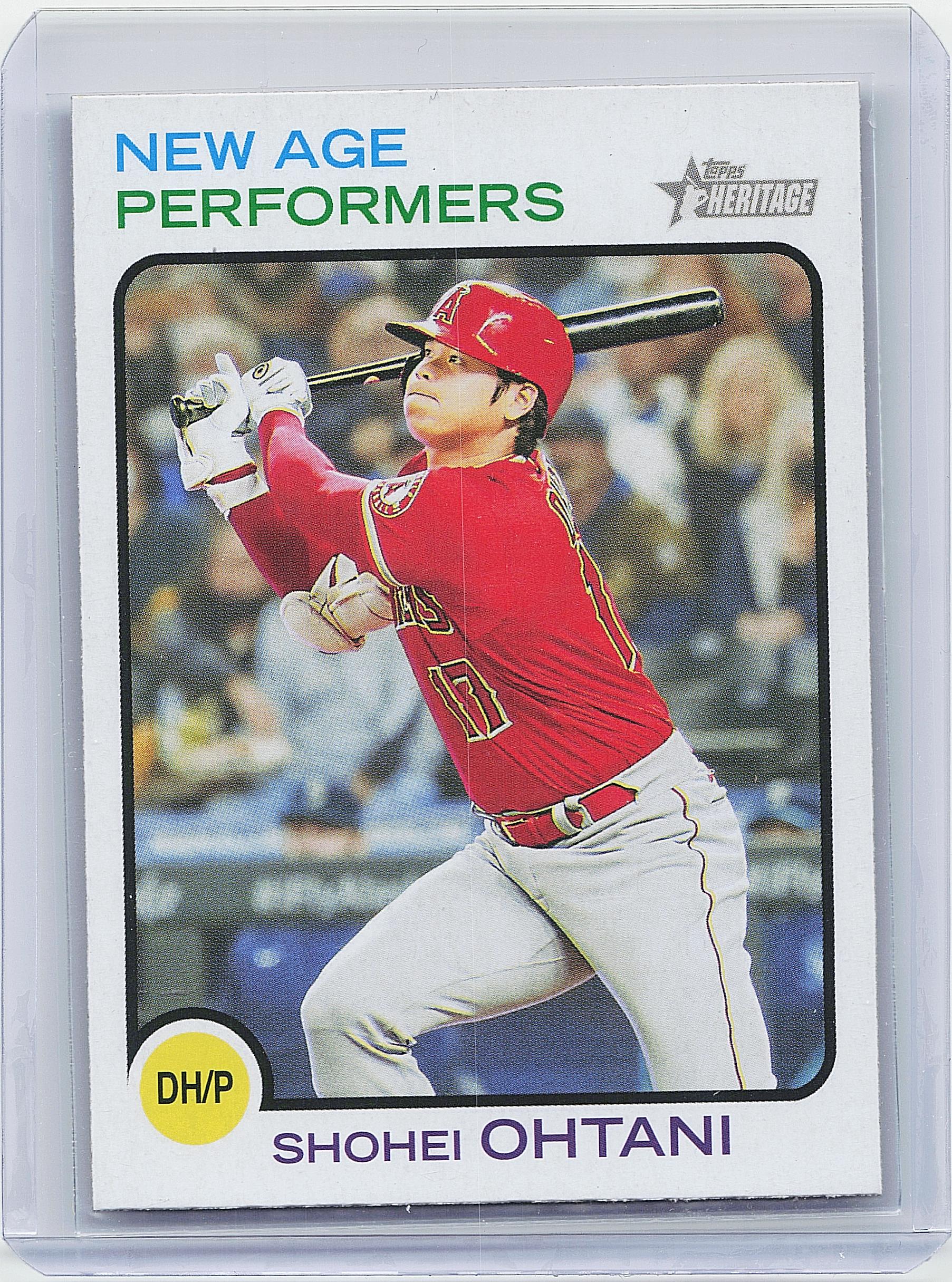 2022 Topps Heritage #NAP-4 Shohei Ohtani New Age Performers