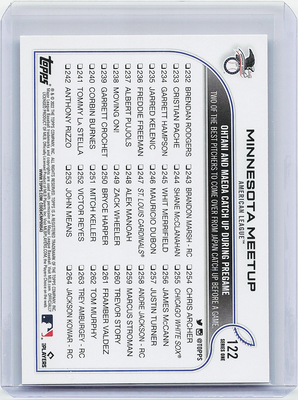 2022 Topps #122 Minnesota Meetup