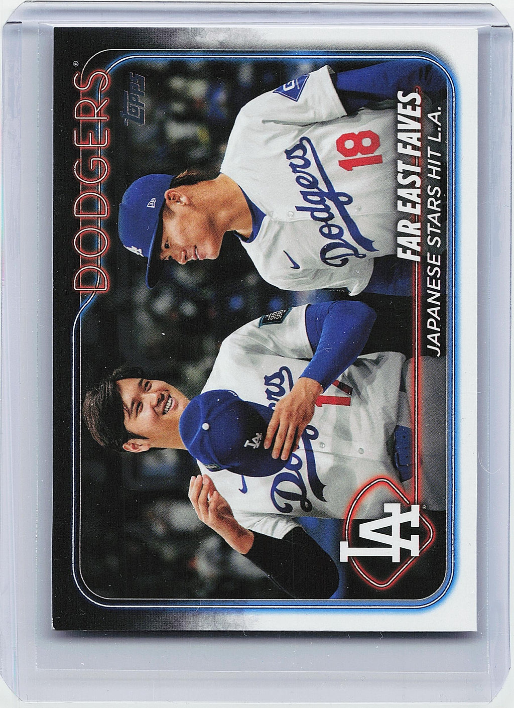 2024 Topps Update #US13 Far East Faves: Stars Hit L.A. Shohei Ohtani / Yamamoto