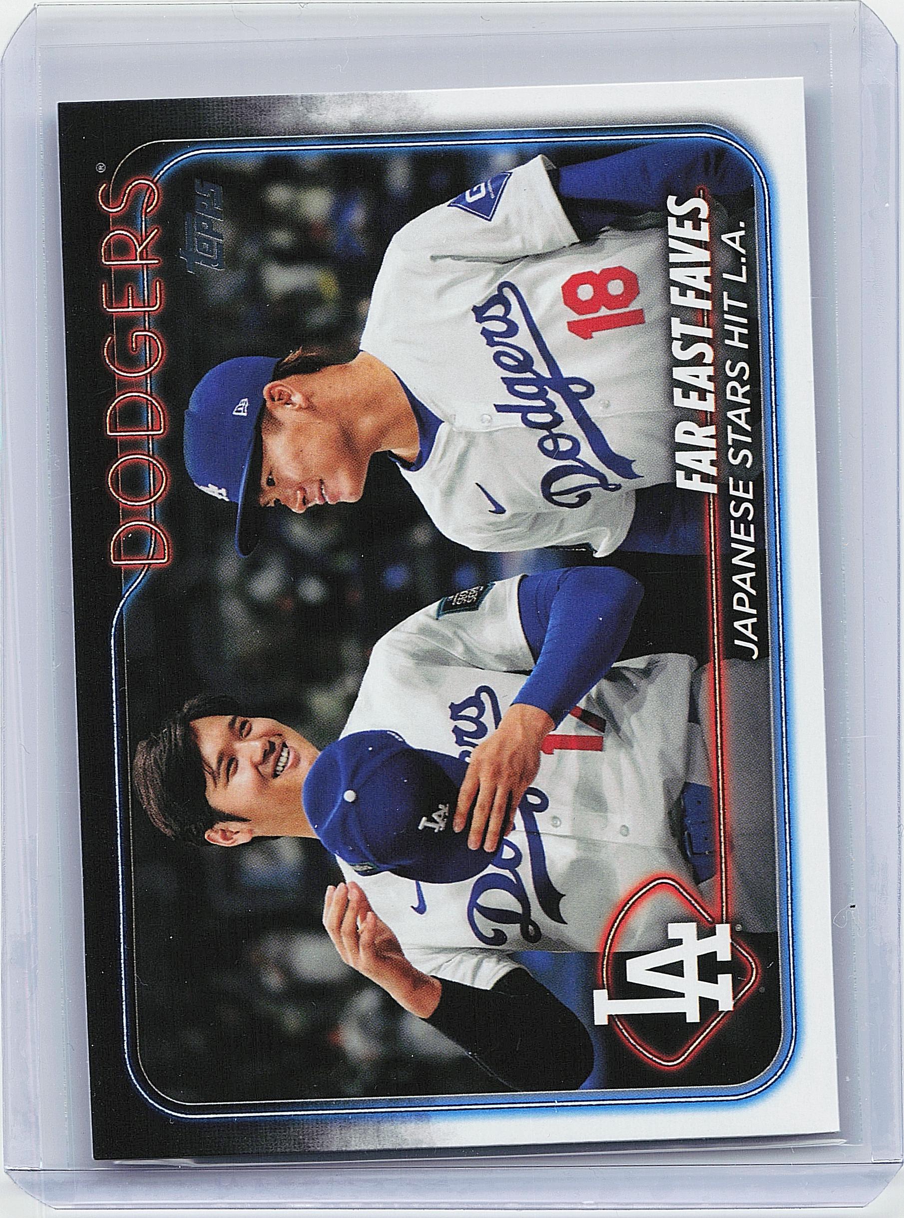 2024 Topps Update #US13 Far East Faves: Stars Hit L.A. Shohei Ohtani / Yamamoto