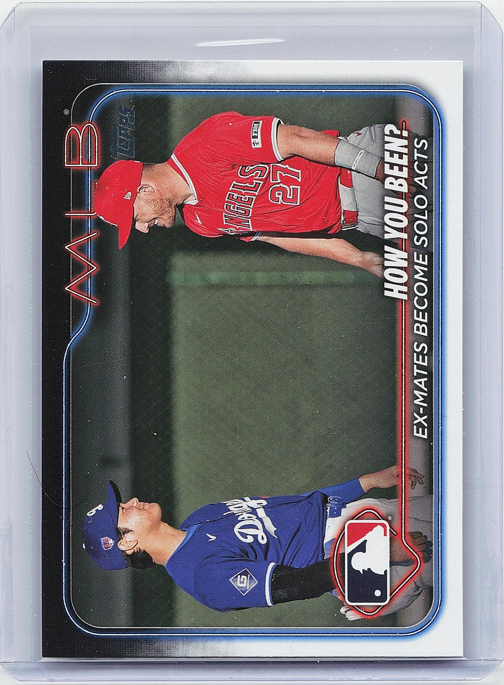 2024 Topps Update #US76 How You Been? (Shohei Ohtani / Mike Trout)