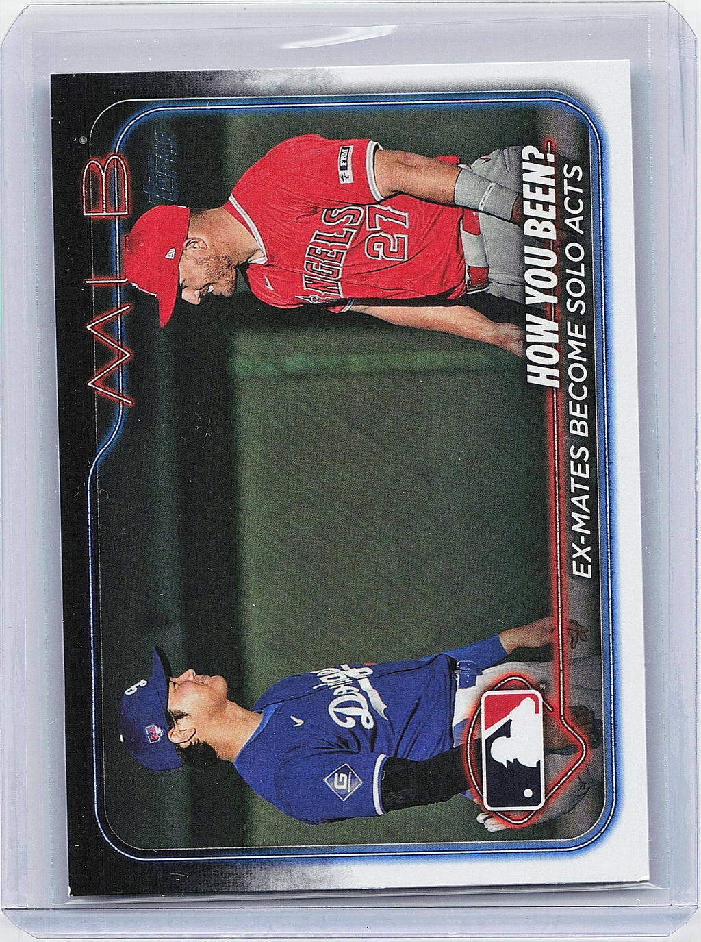 2024 Topps Update #US76 How You Been? (Shohei Ohtani / Mike Trout)