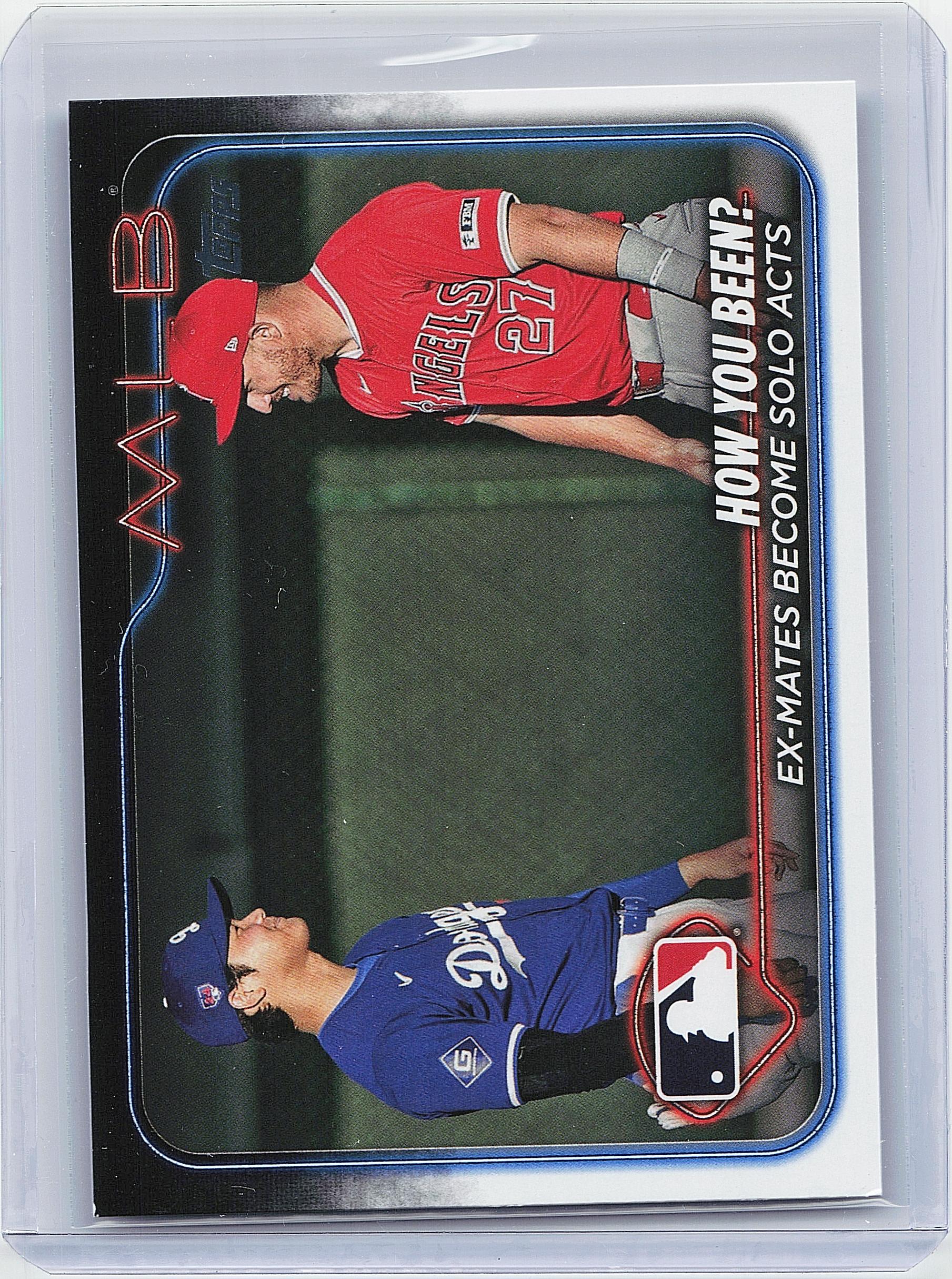 2024 Topps Update #US76 How You Been? (Shohei Ohtani / Mike Trout)
