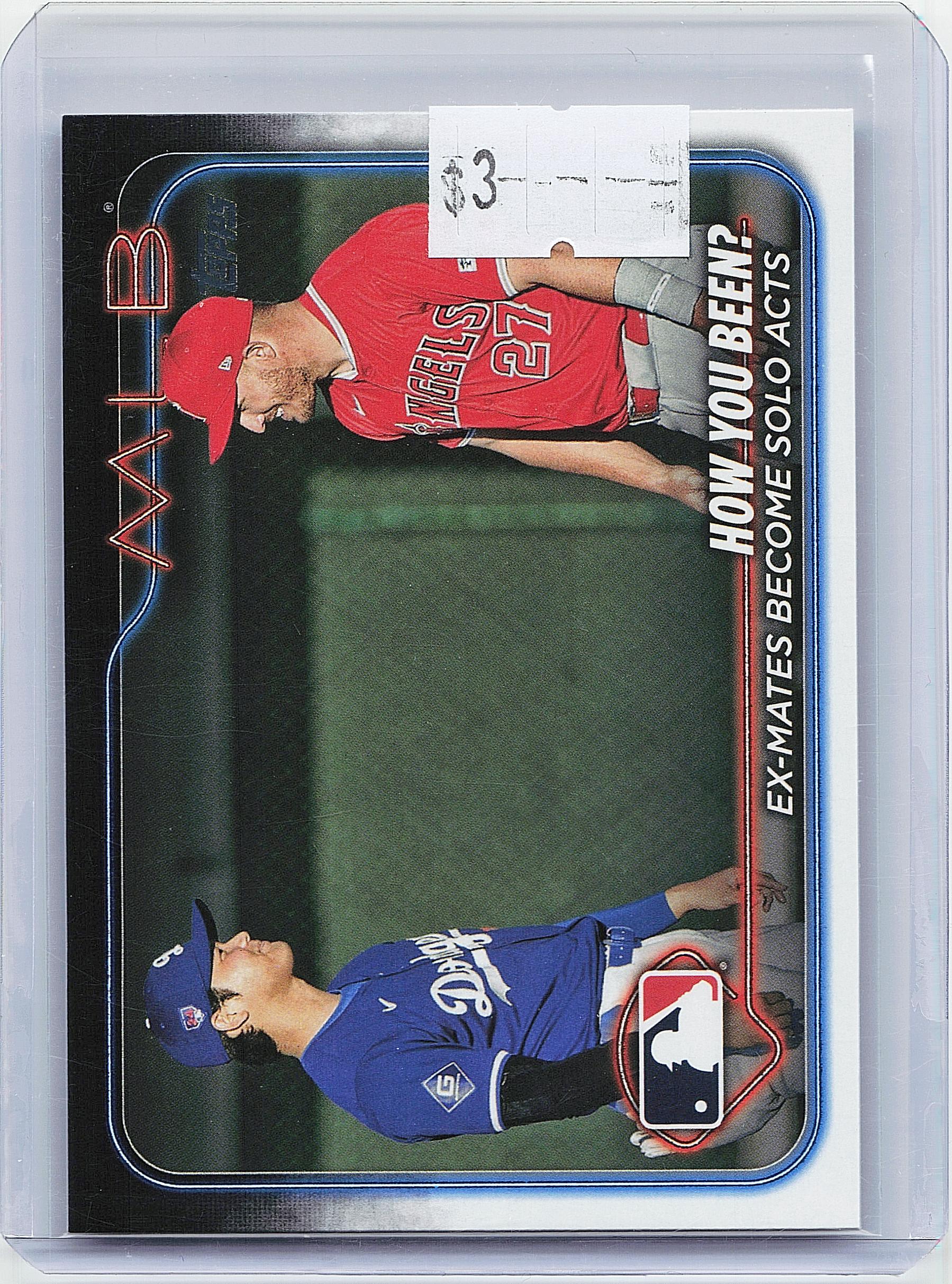 2024 Topps Update #US76 How You Been? (Shohei Ohtani / Mike Trout)