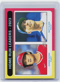 2024 Topps Heritage #307 Home Run Leaders - 2023 (Shohei Ohtani / Matt Olson)