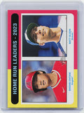 2024 Topps Heritage #307 Home Run Leaders - 2023 (Shohei Ohtani / Matt Olson)